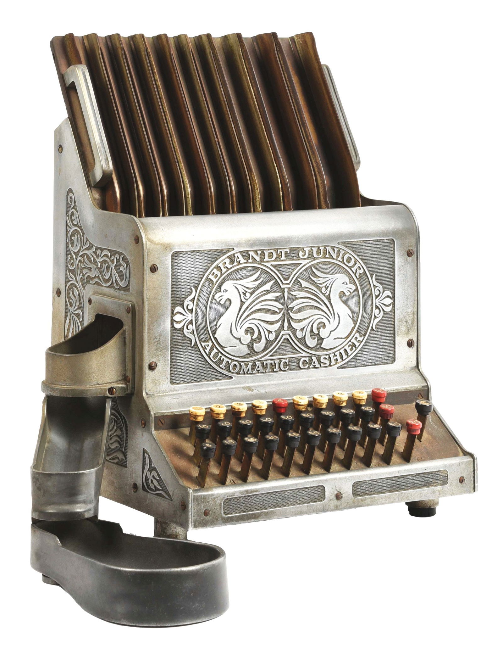 BRANDT JUNIOR AUTOMATIC CASHIER MACHINE. (1 of 6)