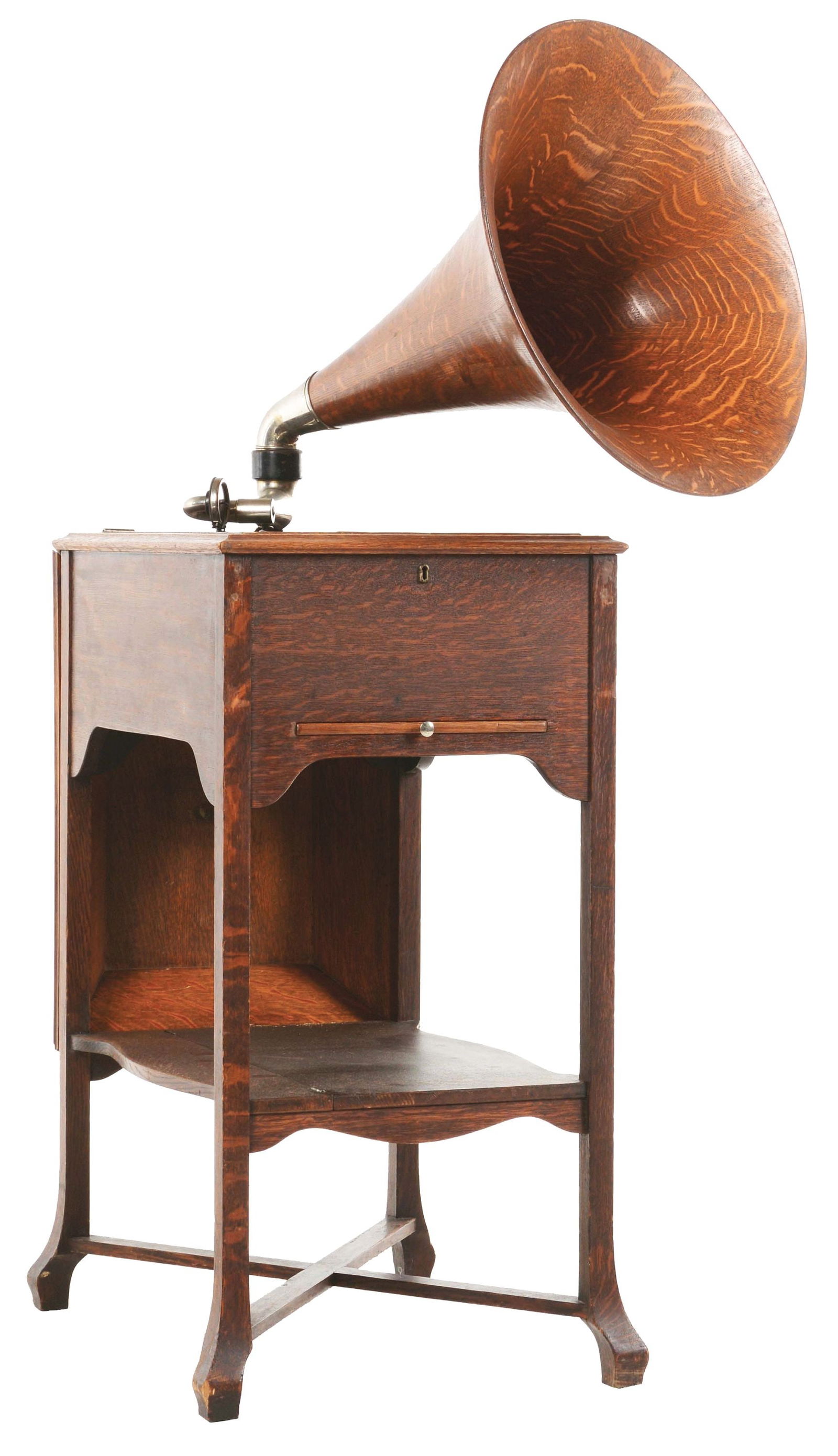 VICTOR TALKING MACHINE CO. V-XXV SCHOOLHOUSE PHONOGRAPH. (1 of 9)