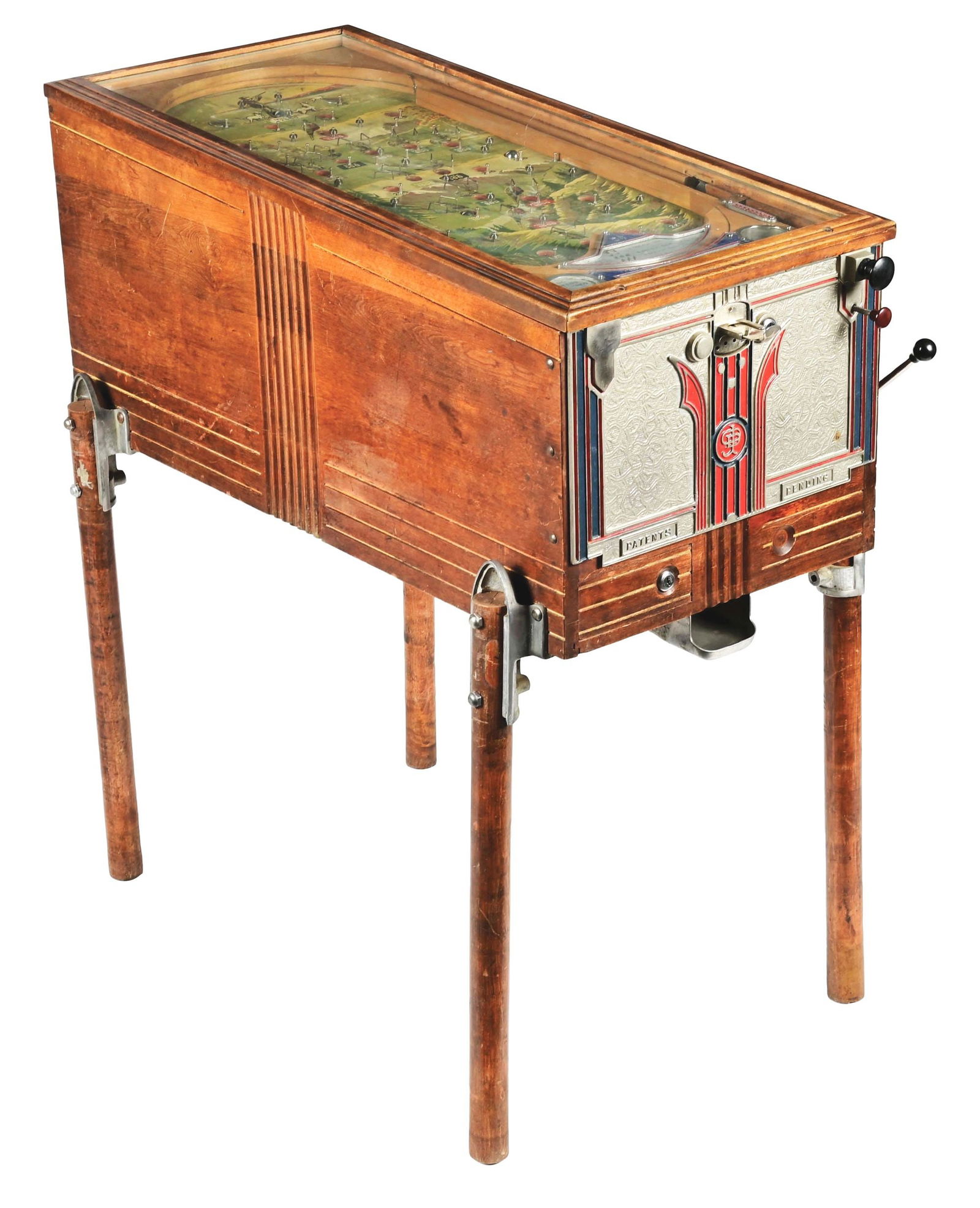 5¢ JENNINGS SPORTSMAN PAY-OUT PINBALL. (1 of 6)