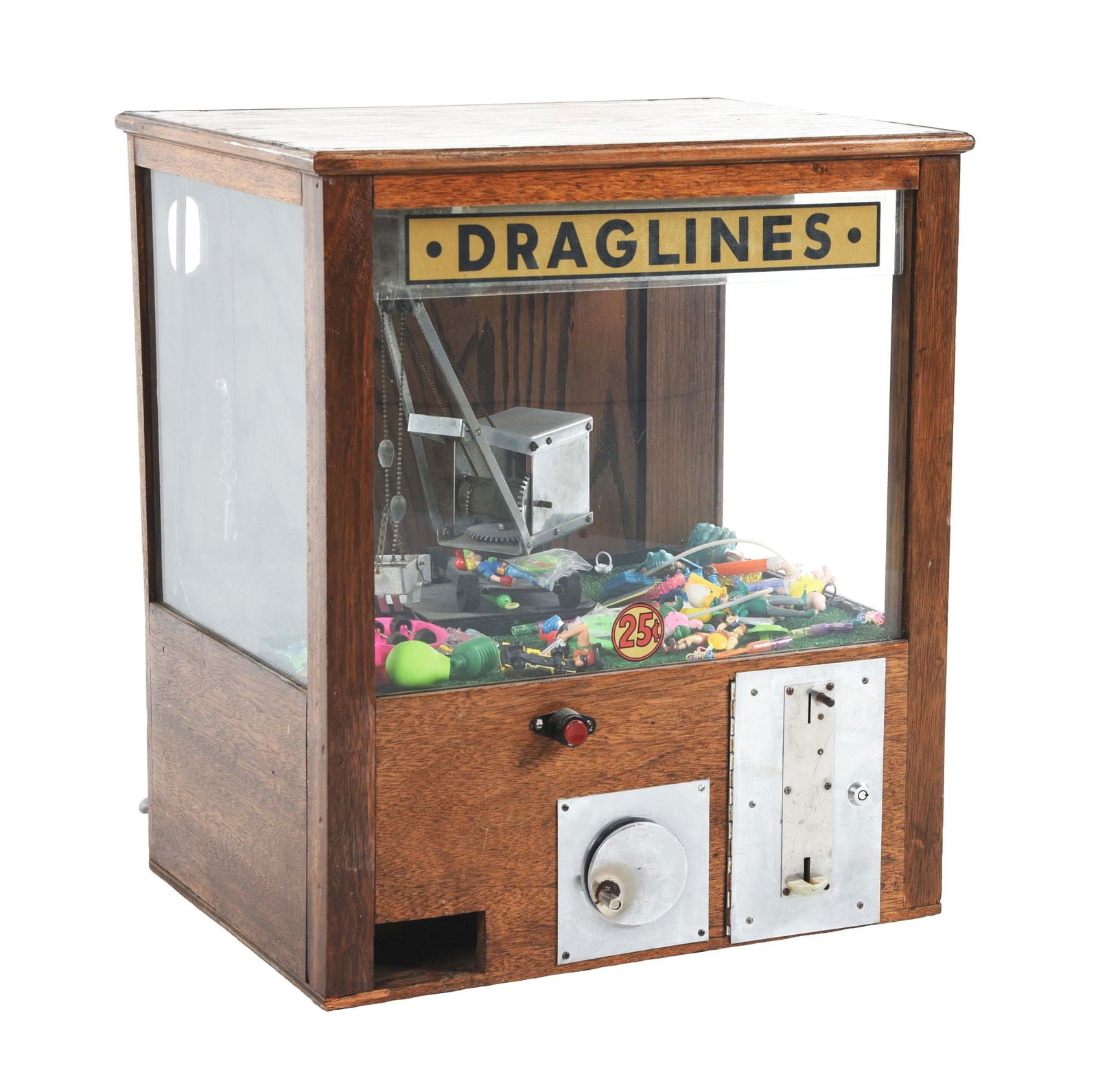 25¢ COUNTERTOP DRAGLINES CLAW MACHINE. (1 of 6)