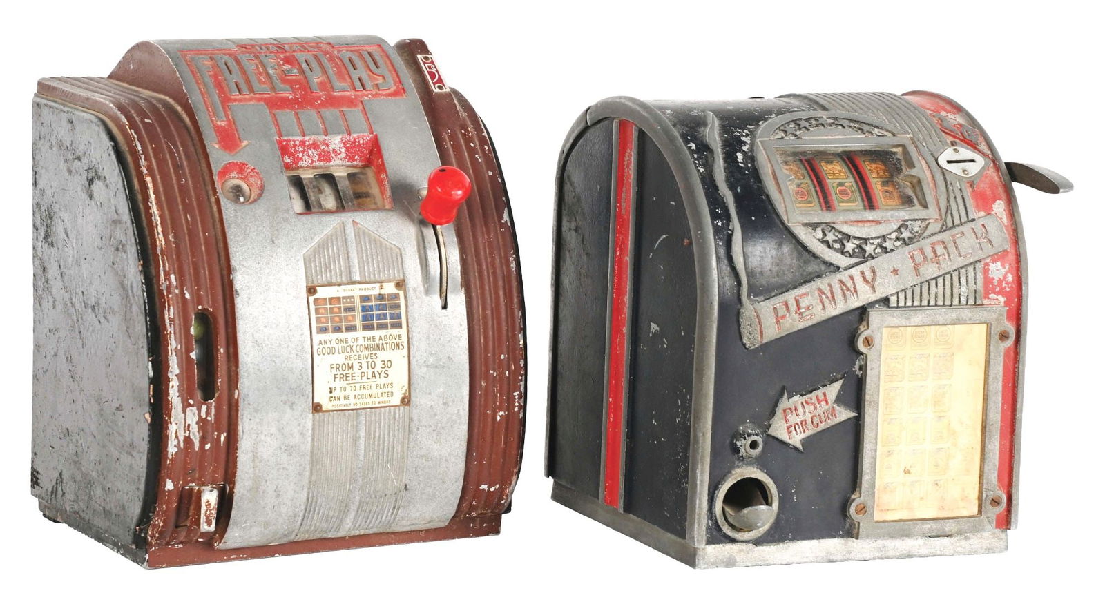 A PAIR OF 5¢ & 1¢ TRADE STIMULATORS. (1 of 4)