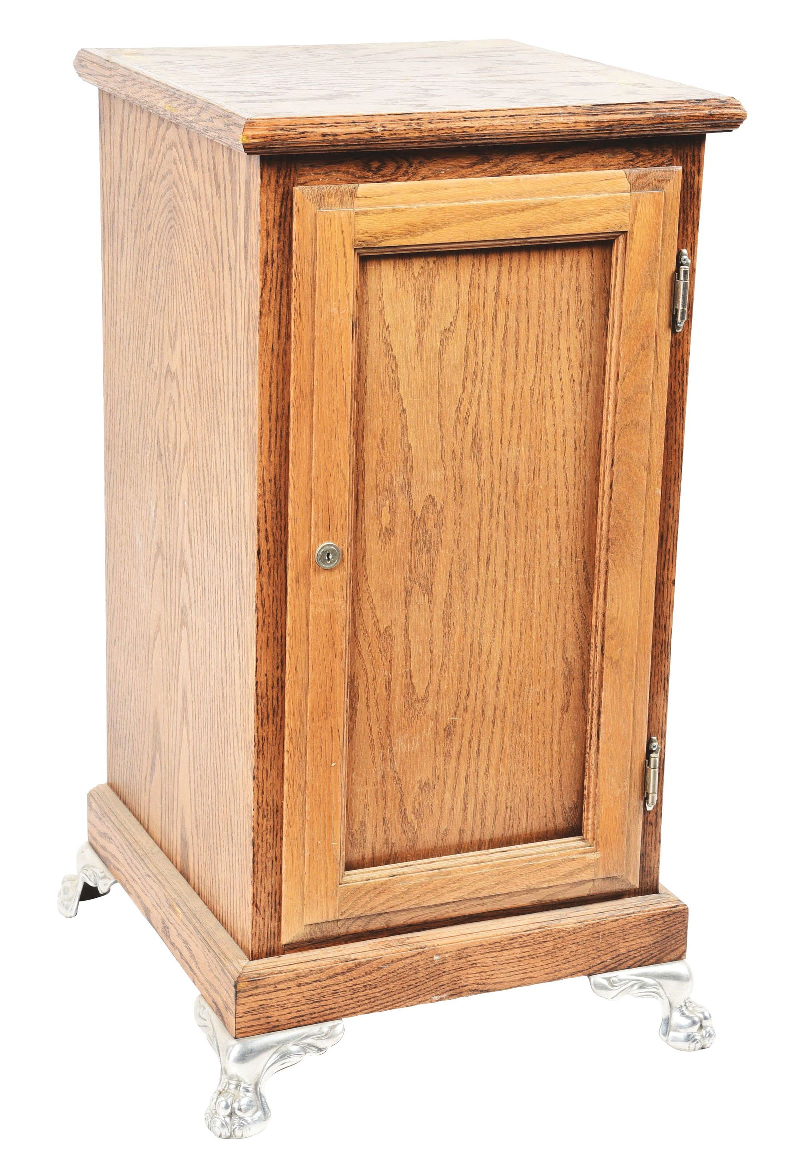 WOODEN SLOT MACHINE STAND. (1 of 5)