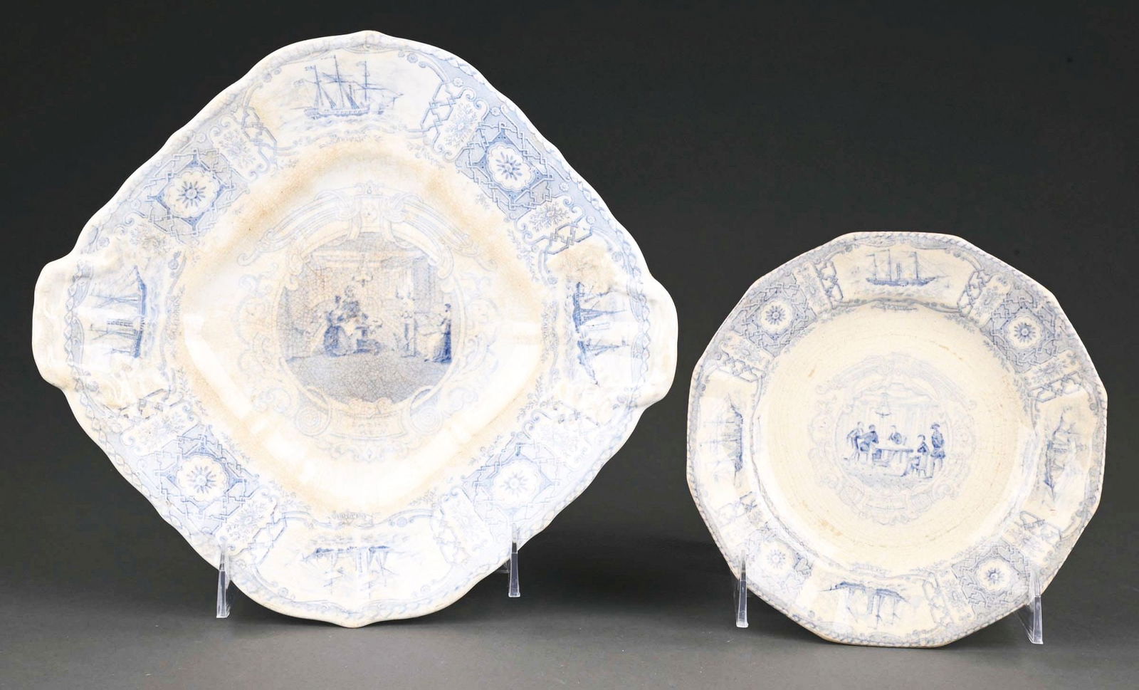LOT OF 2: BOSTON MAILS CHINA. (1 of 6)