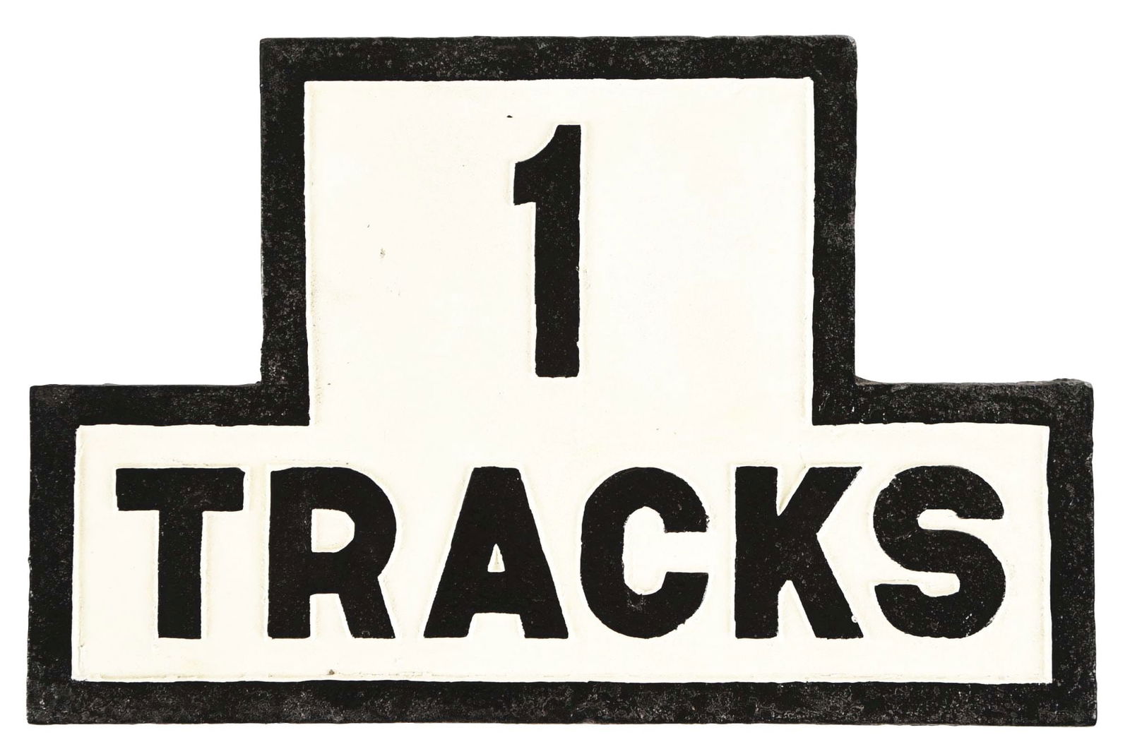 RAILROAD SIGN. (1 of 3)