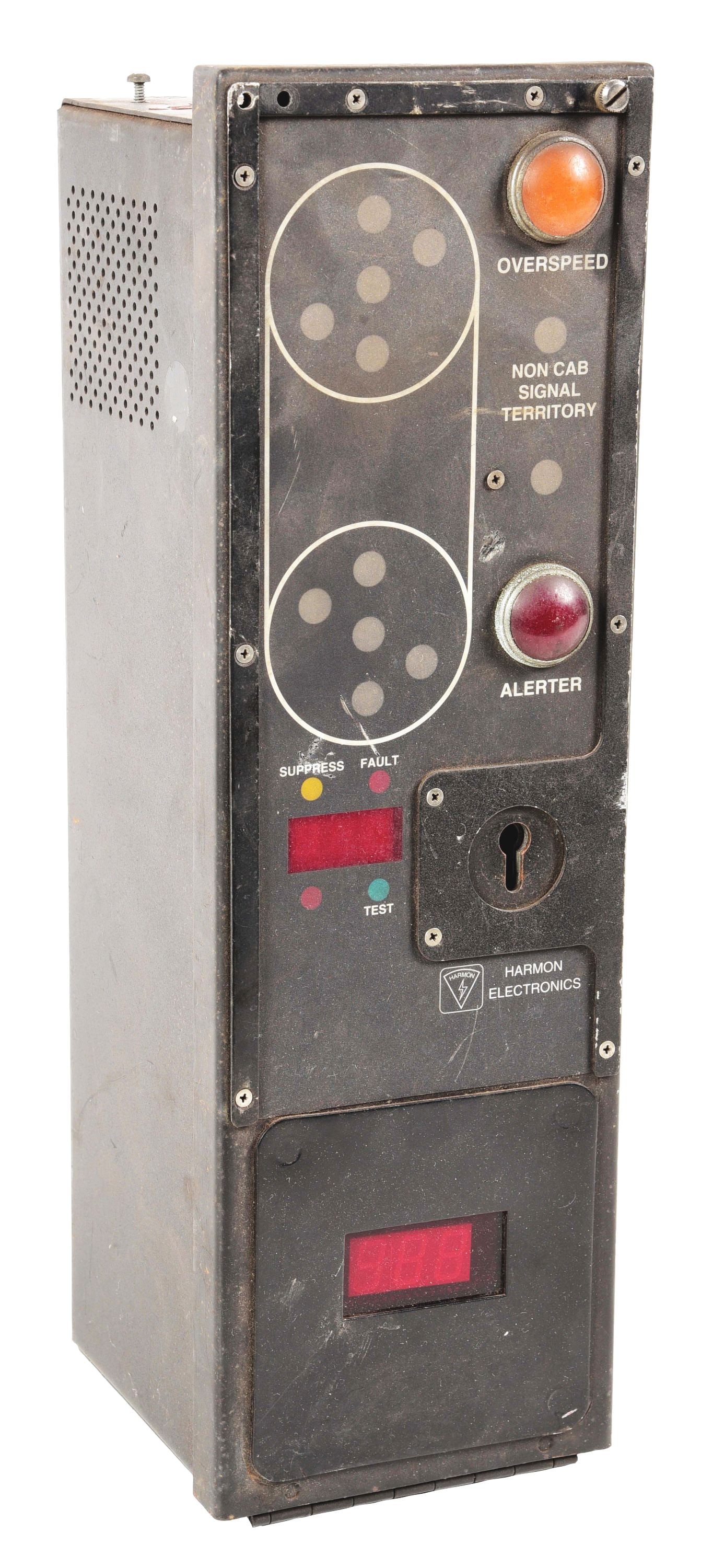 RAILROAD LOCOMOTIVE CAB SIGNAL UNIT. (1 of 4)