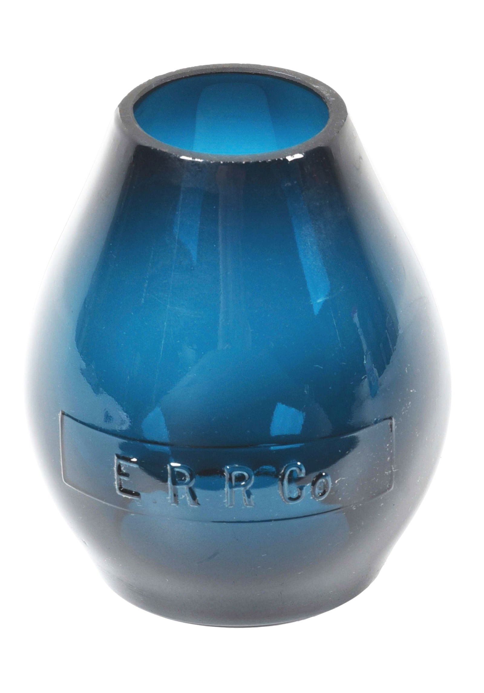 E.R.R.CO. RAILROAD LANTERN GLOBE. (1 of 6)