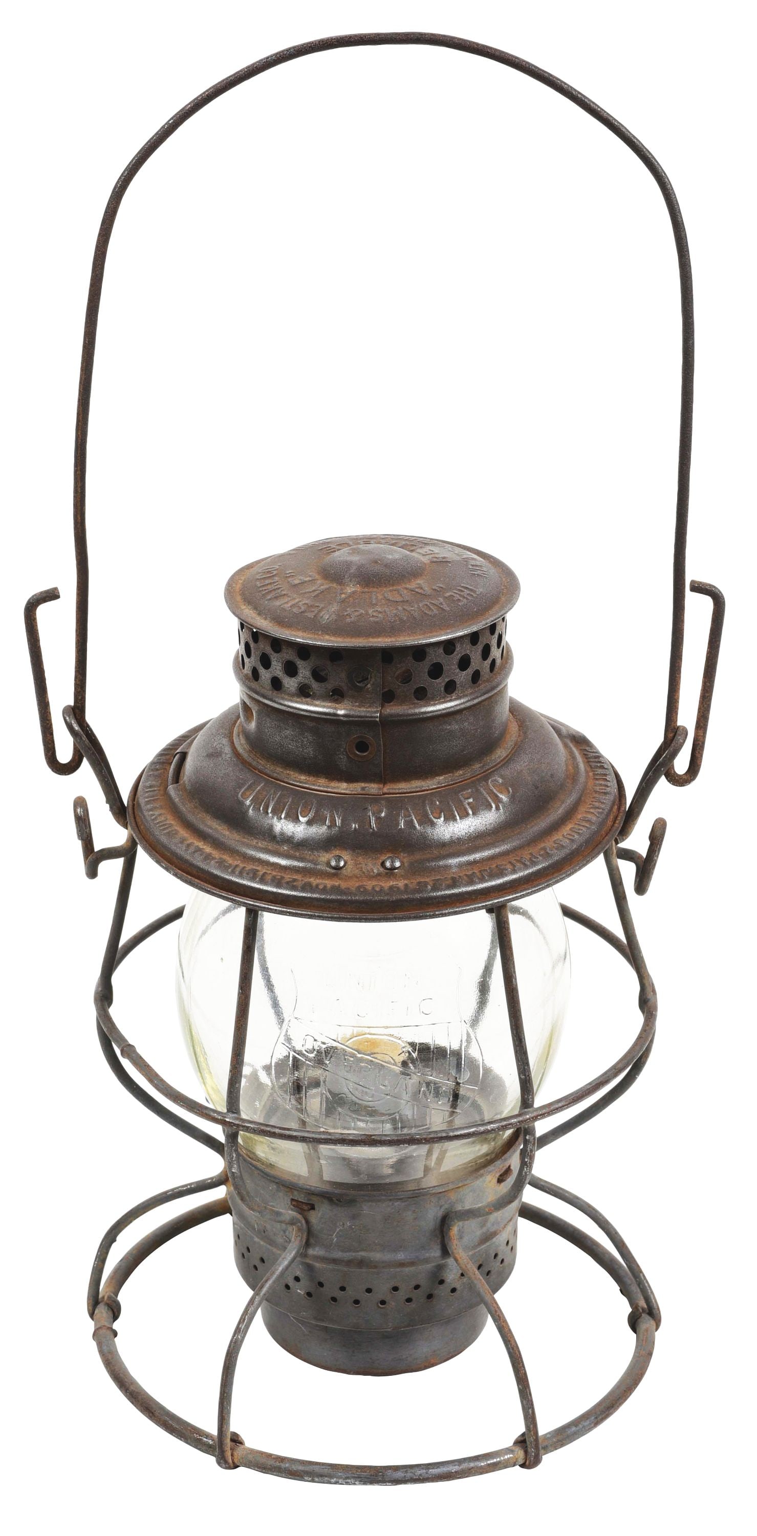 UNION PACIFIC RAILROAD LANTERN. (1 of 11)