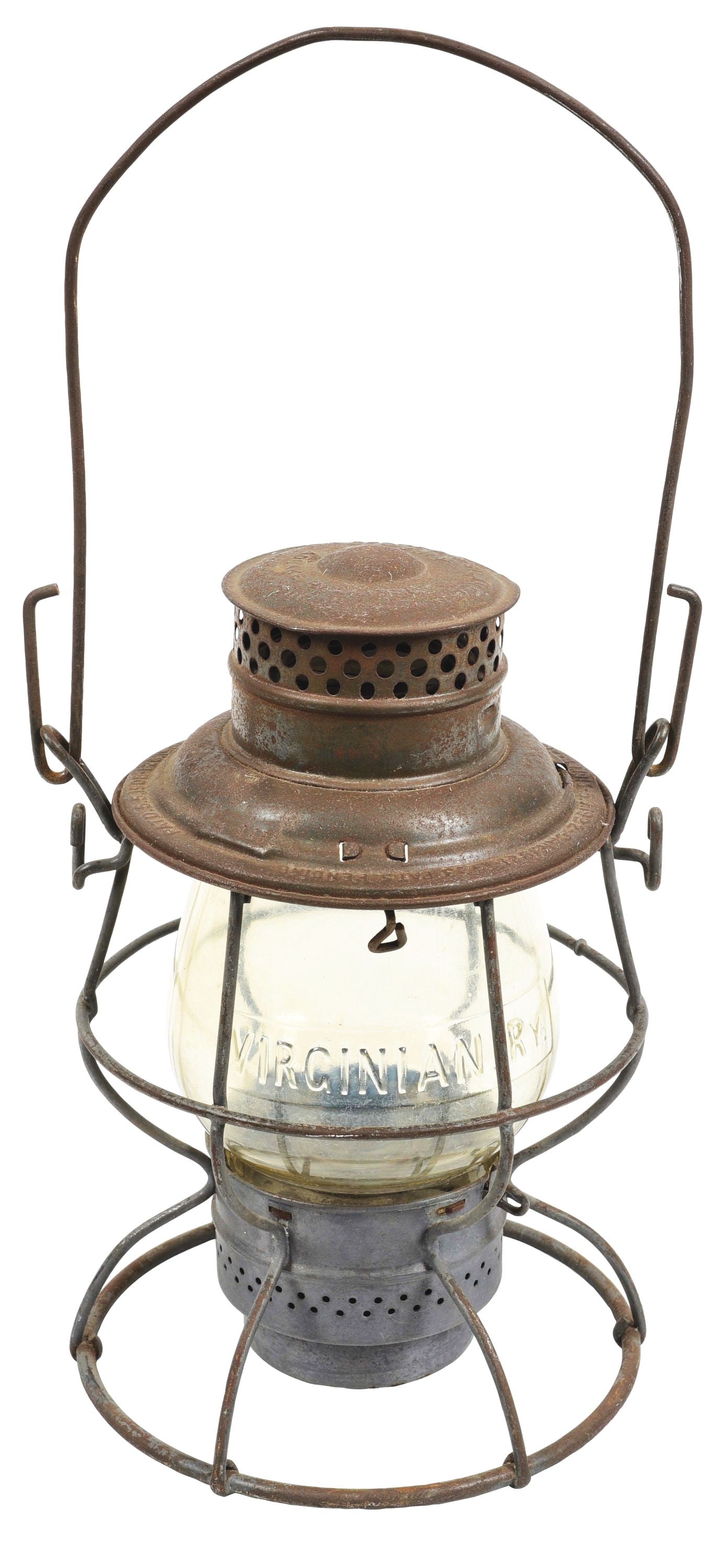 VIRGINIAN RAILROAD LANTERN. (1 of 10)