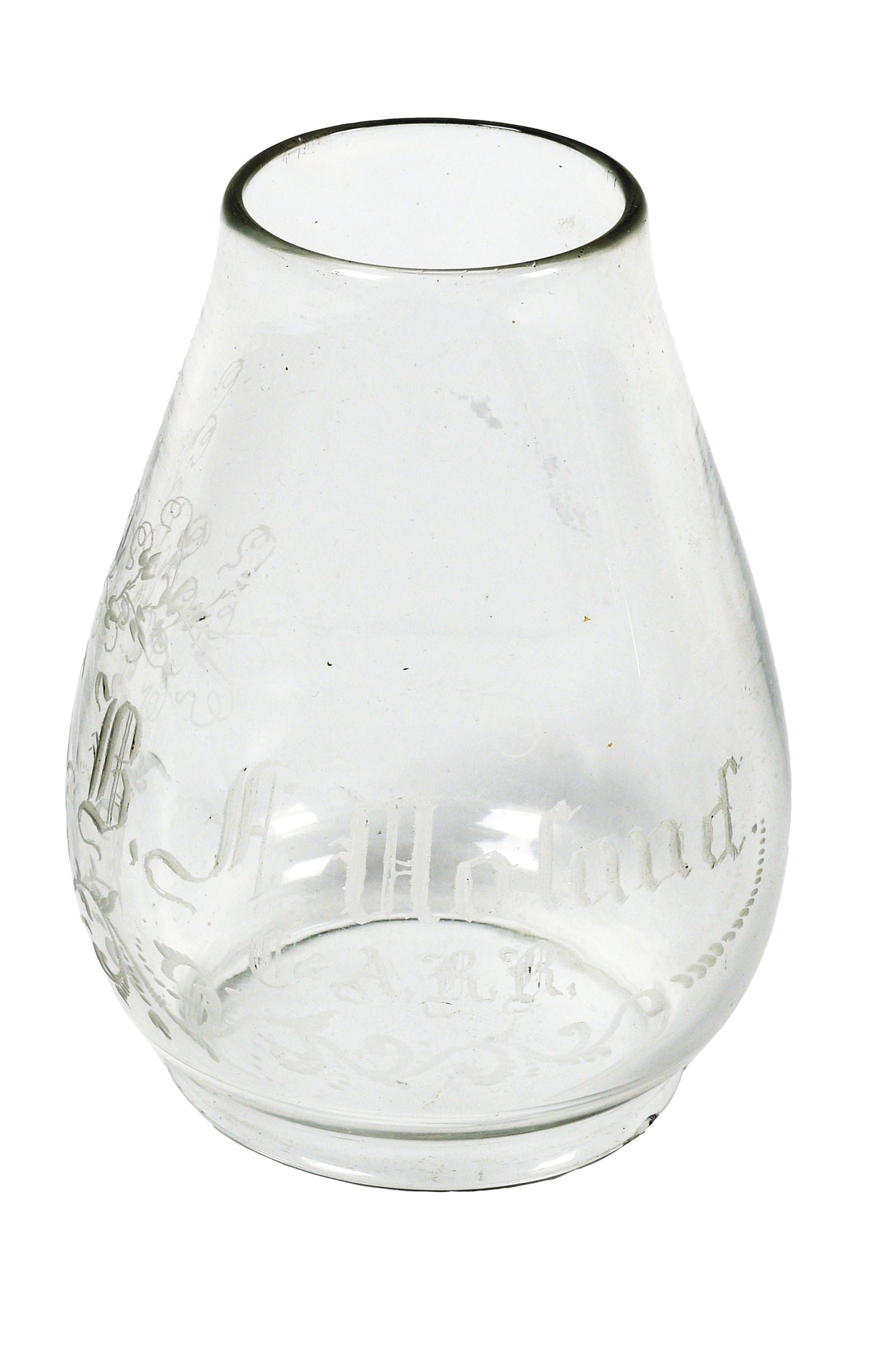 RAILROAD CONDUCTOR'S LANTERN GLOBE. (1 of 6)