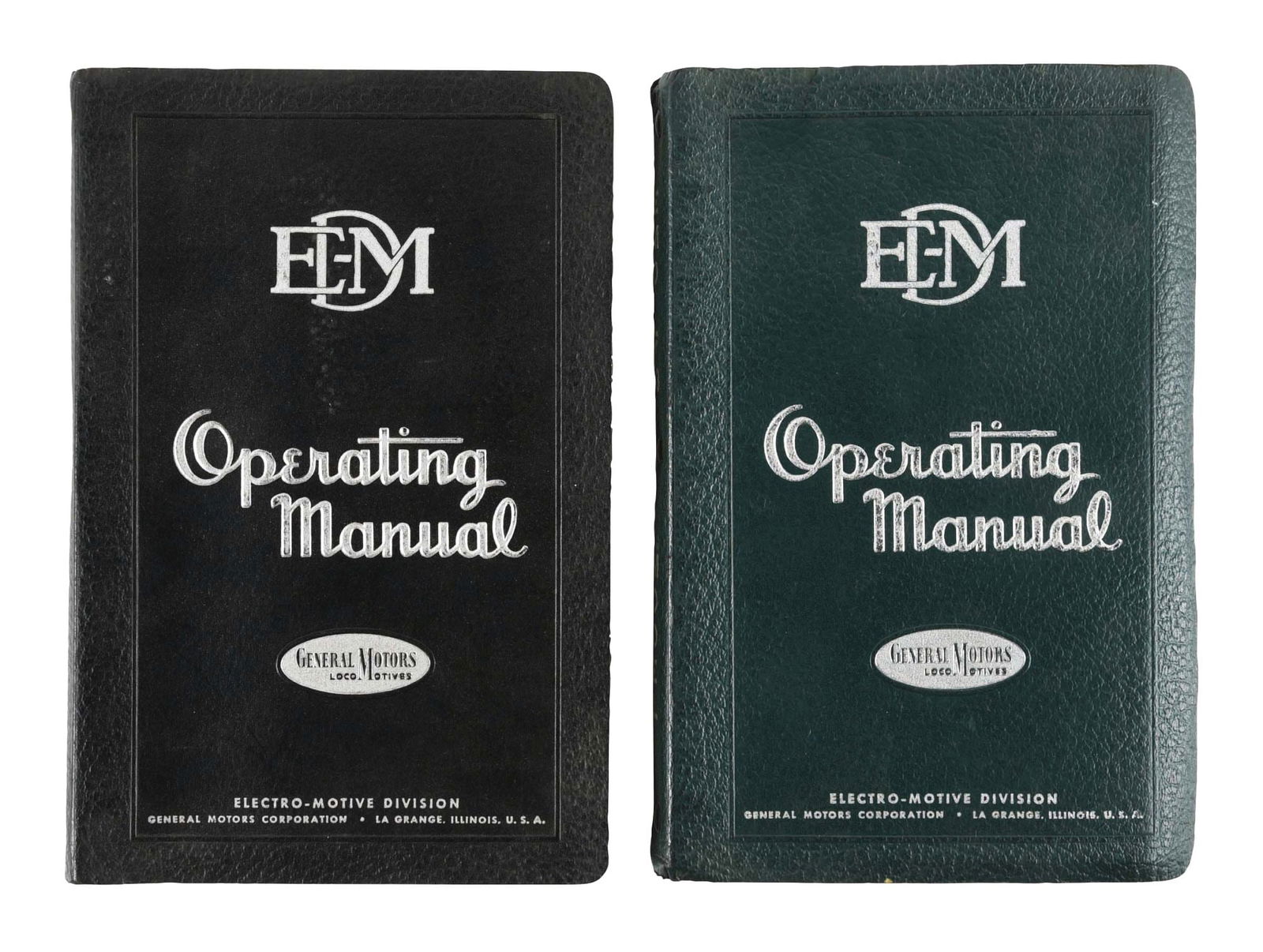 LOT OF 2: RAILROAD DIESEL LOCOMOTIVE OPERATING MANUALS. (1 of 5)