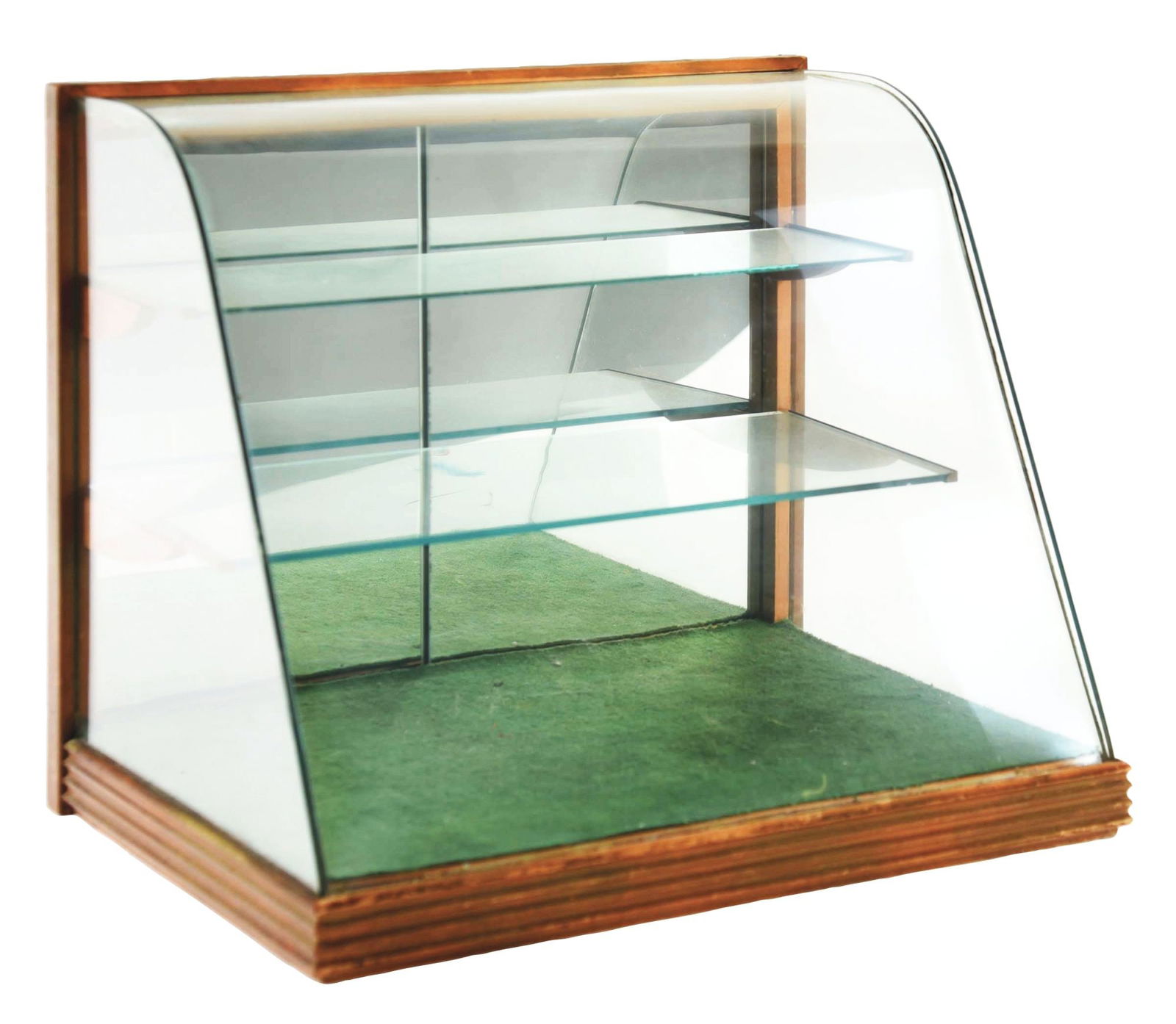 2-SHELF COUNTRY STORE DISPLAY CASE. (1 of 4)