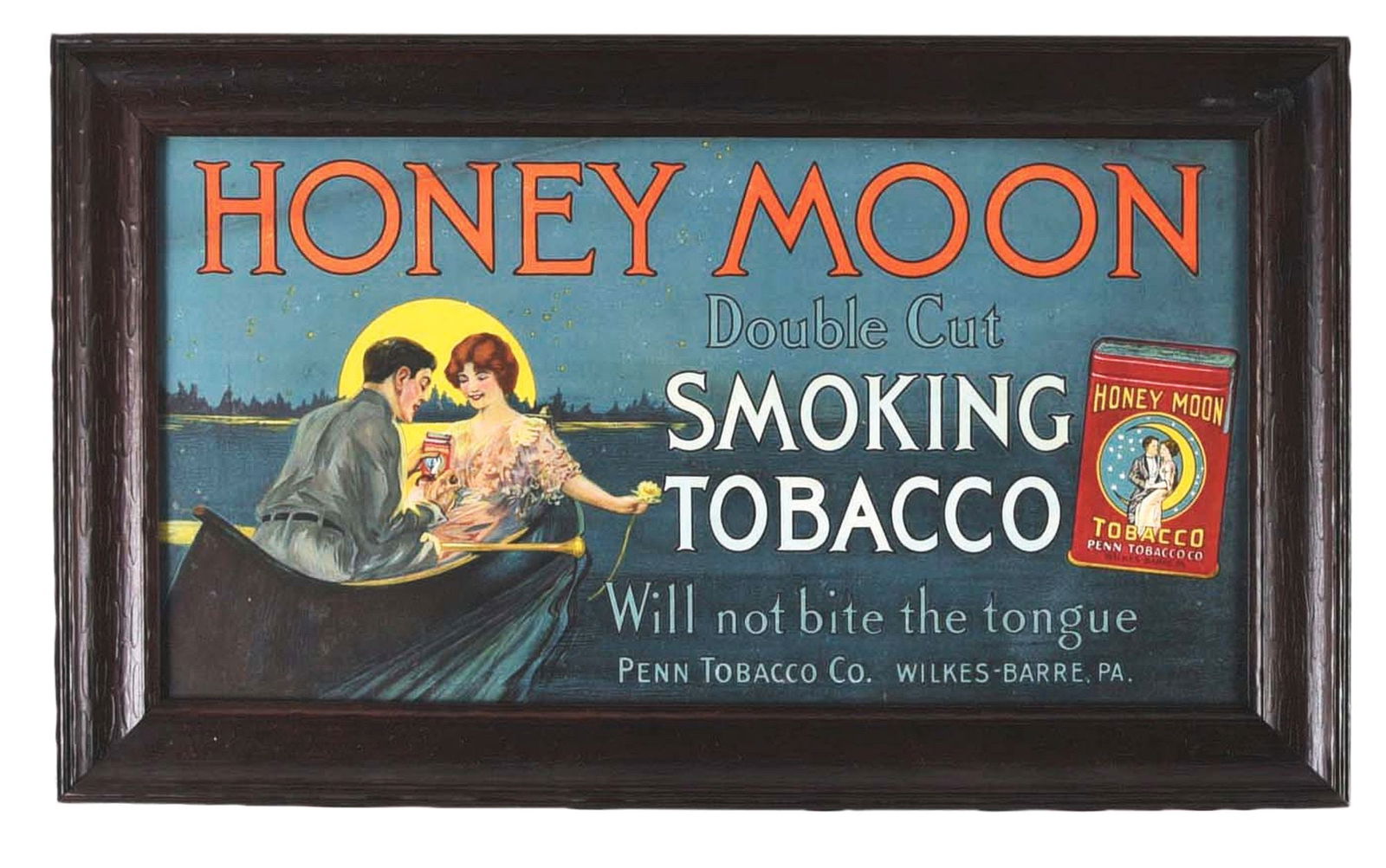 HONEY MOON TROLLY CARD LITHOGRAPH. (1 of 1)