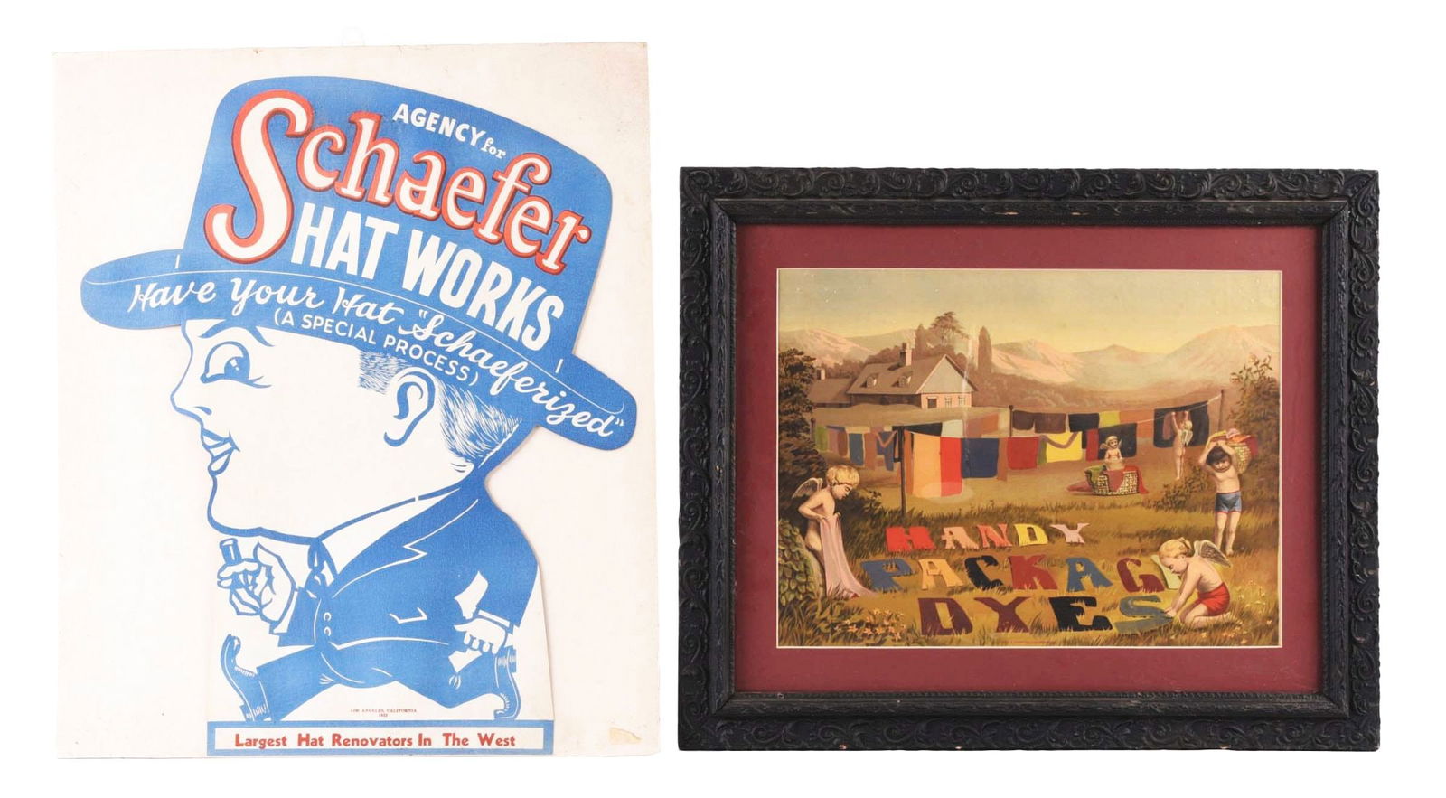 COLLECTION OF 2: GENERAL STORE LITHOGRAPHS. (1 of 2)