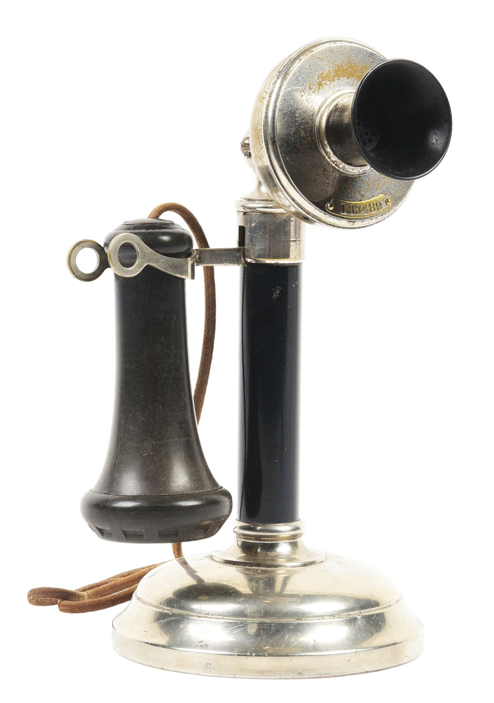 KELLOG CANDLESTICK TELEPHONE. (1 of 6)
