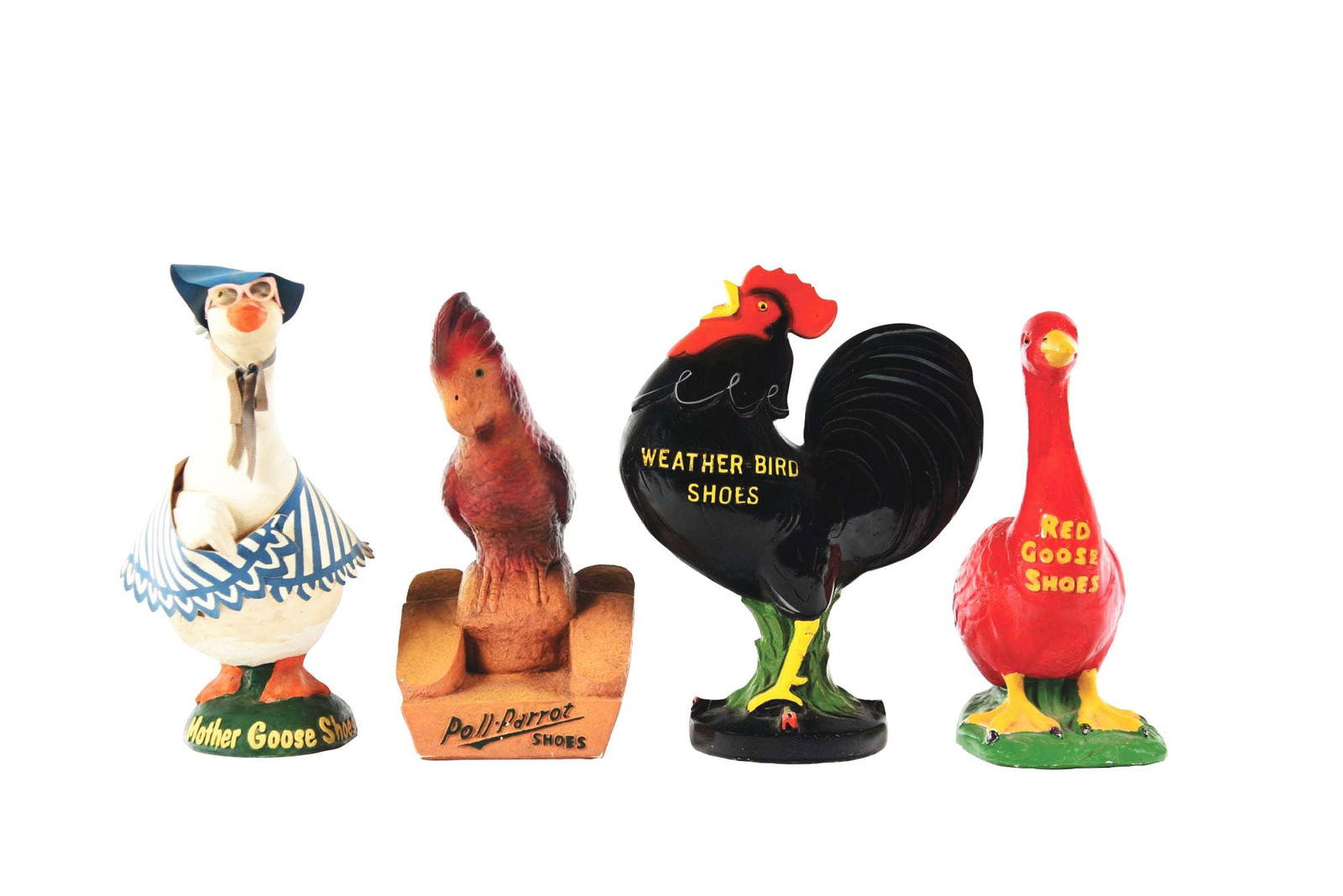 COLLECTION OF 4: 3-D SHOE DISPLAYS. (1 of 4)