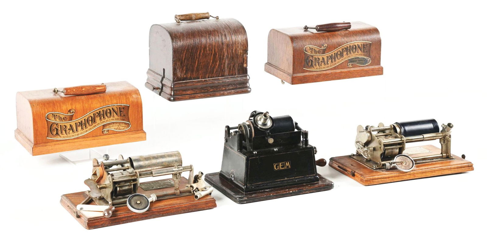 COLLECTION OF 3: PHONOGRAPHS. (1 of 4)