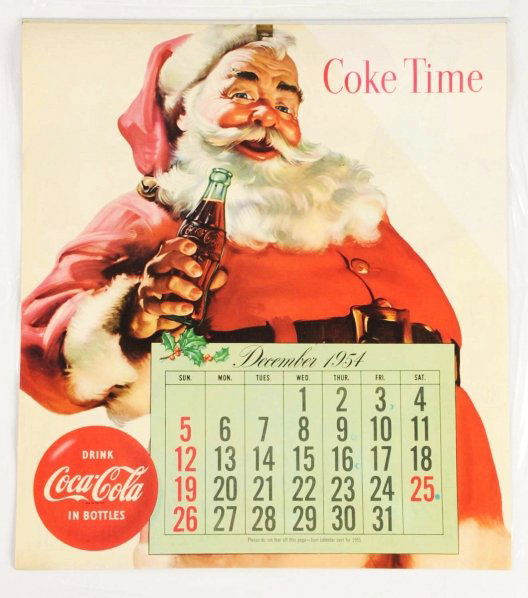1955 Coca Cola Calendar.