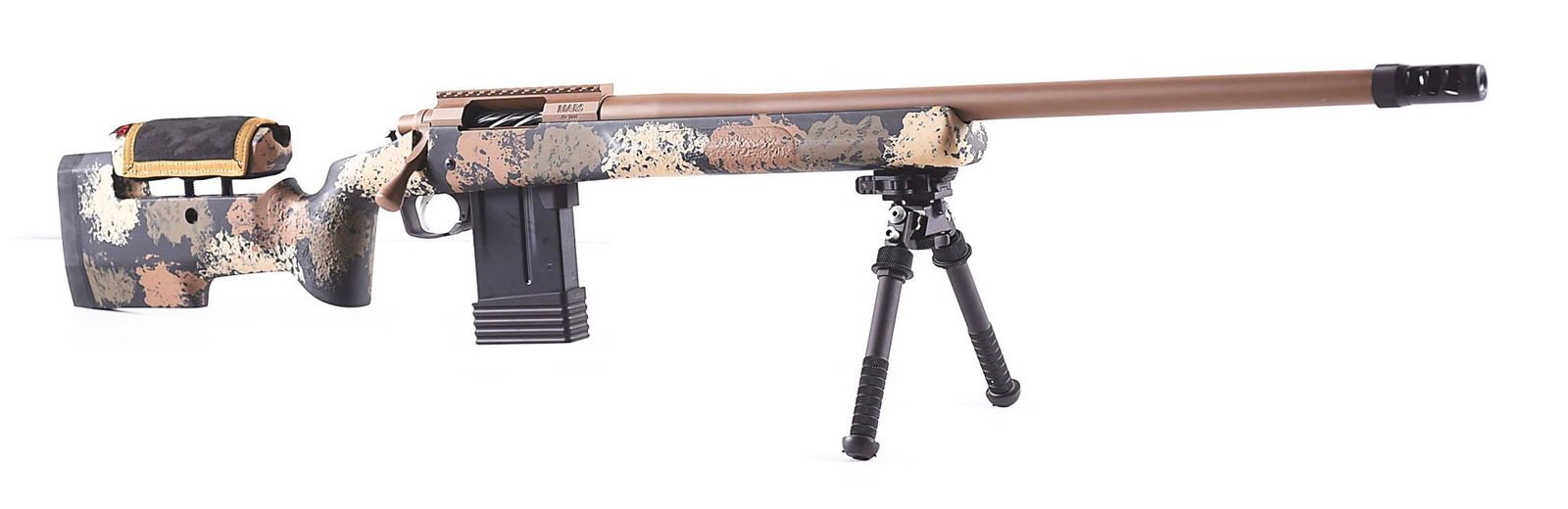 (M) ACCURATE ORDNANCE 6XC BOLT ACTION RIFLE ON A DEFIANCE MARS.: Defiance MARS action with markings for Accurate Ordancne LLC, a very well-respected precision rifle custom shop owned by Mark Kuczka that closed its doors in 2020. Defiance MARS bolt action with integ