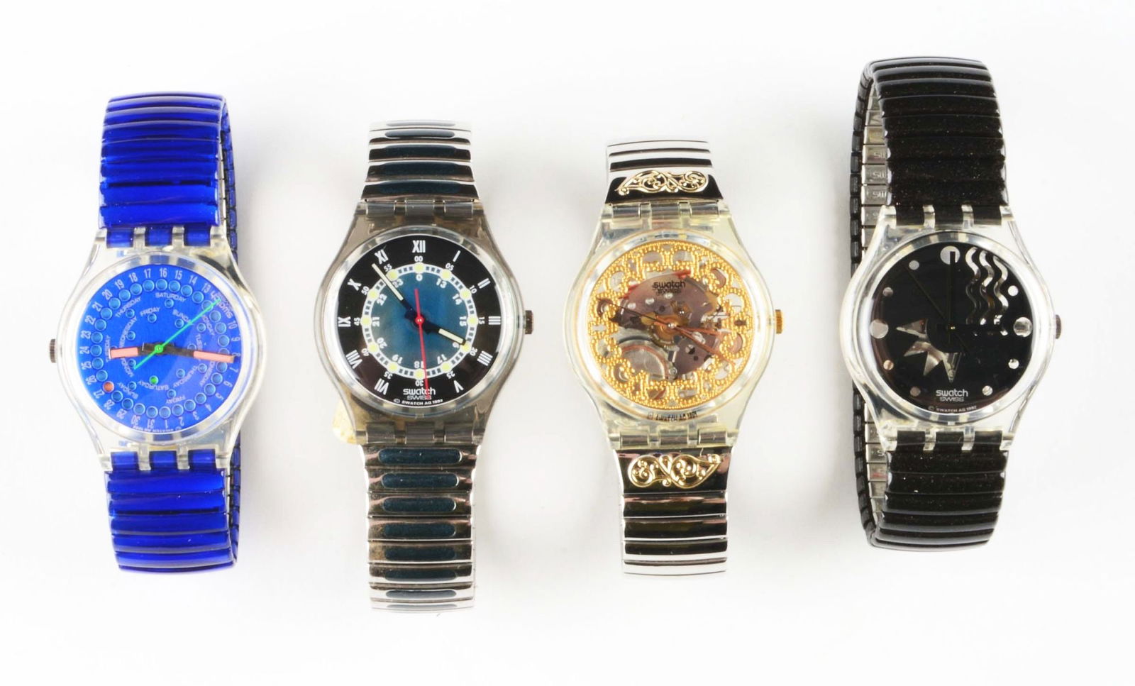 LOT OF 4: ORIGINAL SWATCHES. (1 of 3)