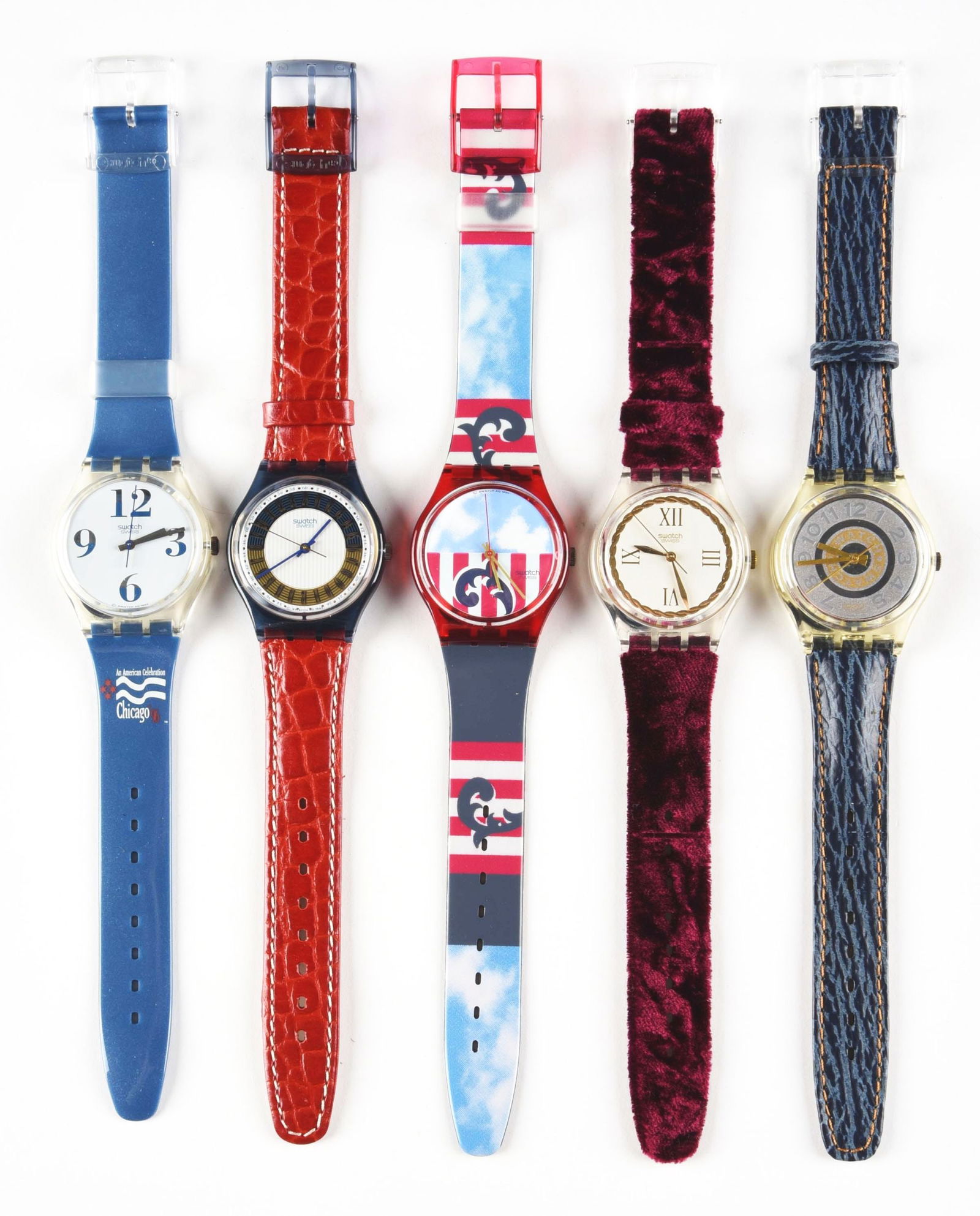 LOT OF 5: ORIGINALS AND SPECIALS SWATCHES. (1 of 3)