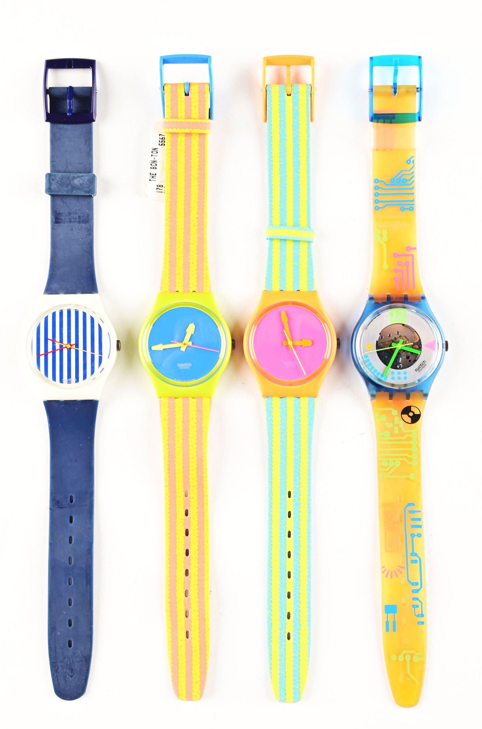 LOT OF 4: STANDARD GENTS SWATCHES. (1 of 3)