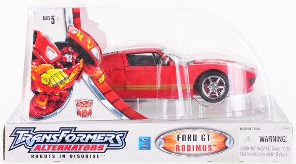 SDCC Alternators Rodimus AFA.: Hasbro. San Diego Comic Con Rodimus was a limited Alternators release. This toy was encased by AFA and graded sealed. AFA 85. Condition (Near Mint Plus). Size Box: 5" x 9 - 1/2".