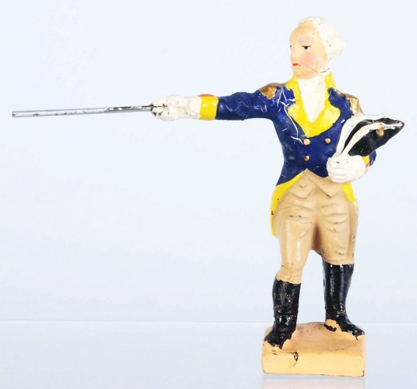 Lineol George Washington Pointing Sword.: Standing George Washington from American Revolution Series. Condition (Near Mint).