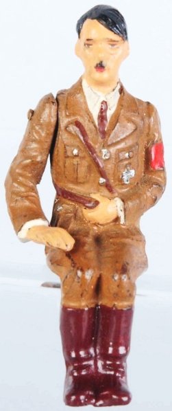 Lineol Seated Hitler in Party Uniform.: With movable arm. Condition (Excellent - Near Mint).