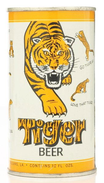 Tiger Beer Juice Old Tab Beer Can.: 130-07. Air sealed. Very clean all around. Condition (A1+).