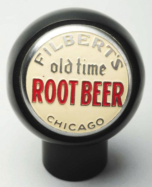 Filbert's Old Time Root Beer Tap Knob.: Clean face with just very light scratching to tap. Condition (Excellent - Near Mint).