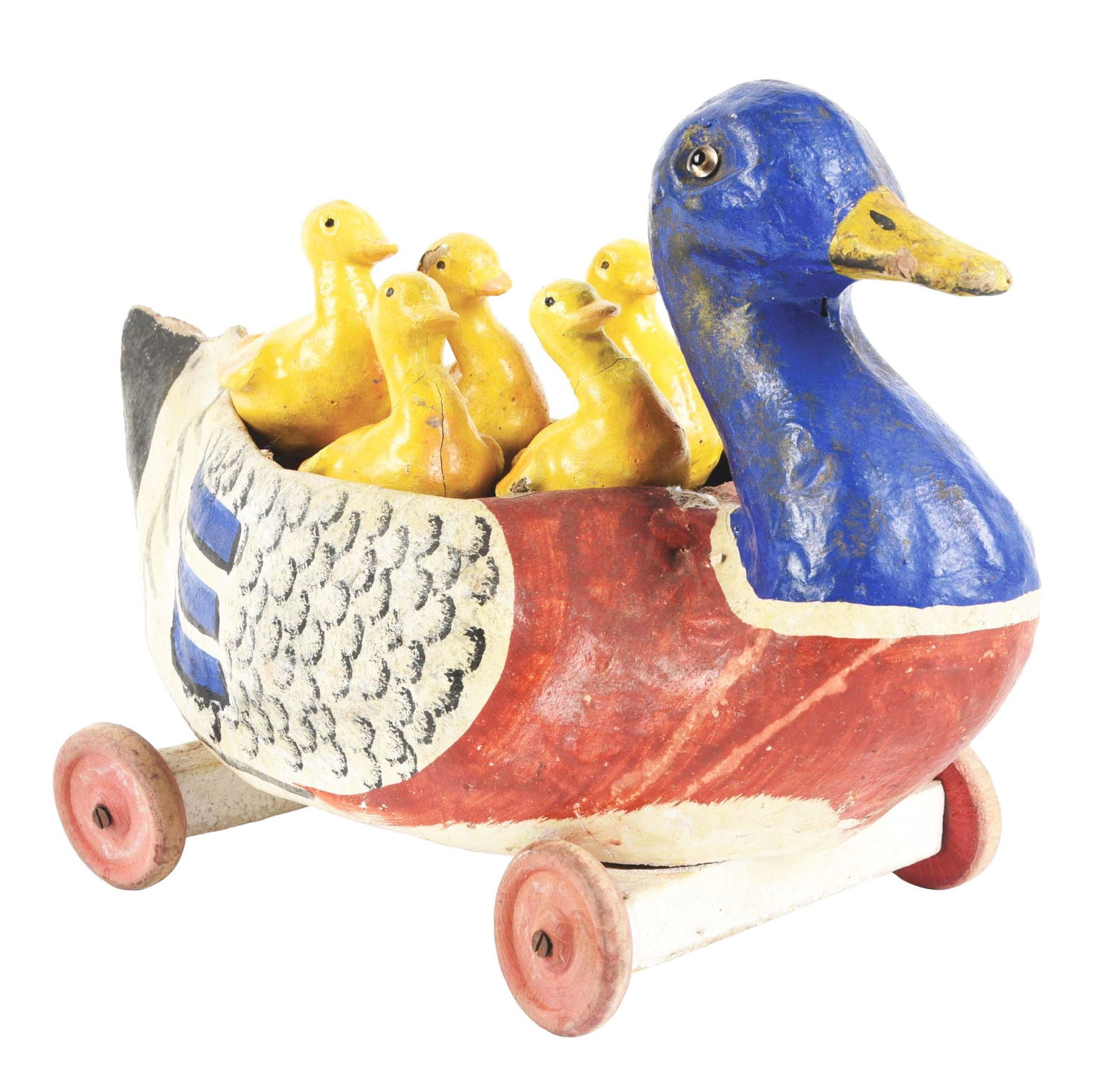 SET OF 6: EARLY COMPOSITION GERMAN DUCK SKITTLES (1 of 4)