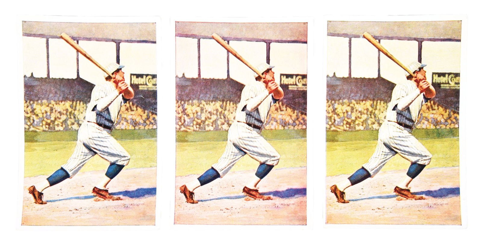 LOT OF 3: 1930S SANELLA BABE RUTH BASEBALL CARDS (1 of 2)