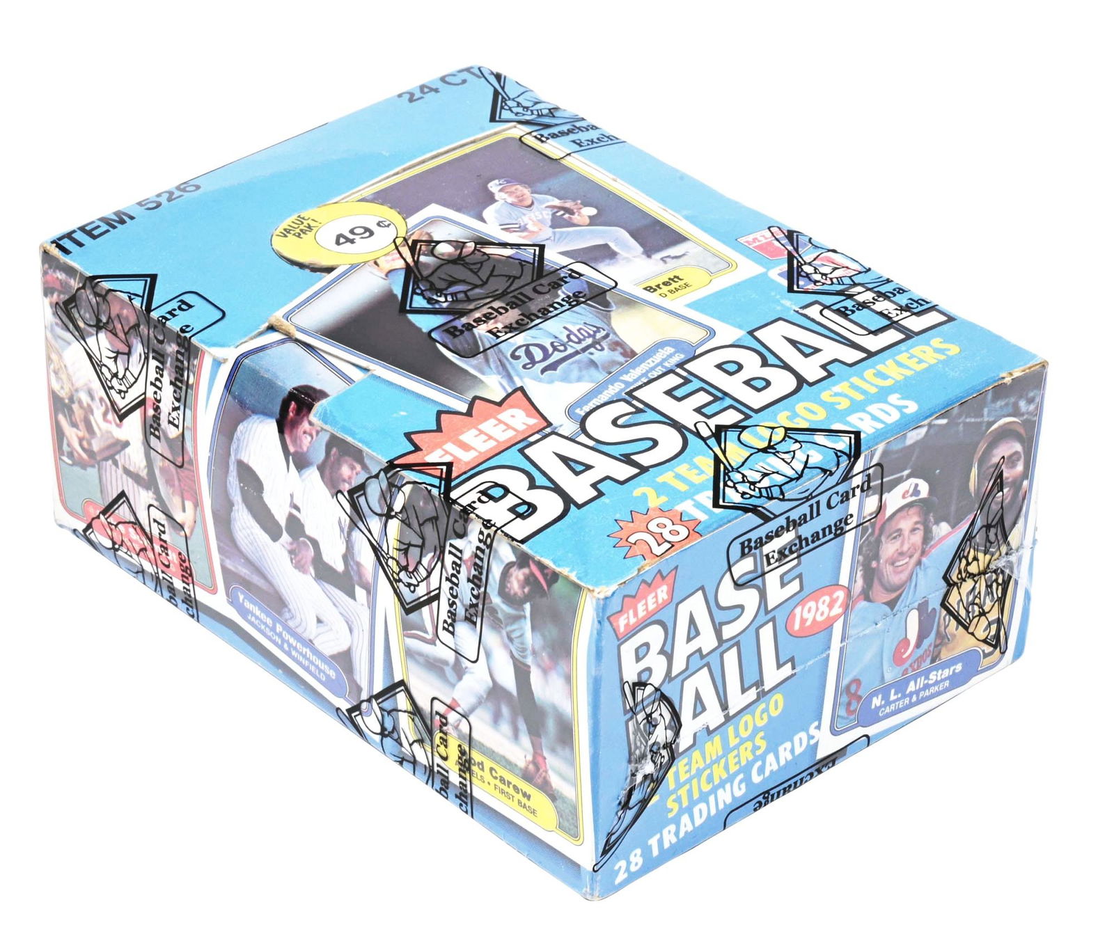 1982 FLEER BASEBALL UNOPENED CELLO BOX (BBCE) (1 of 5)
