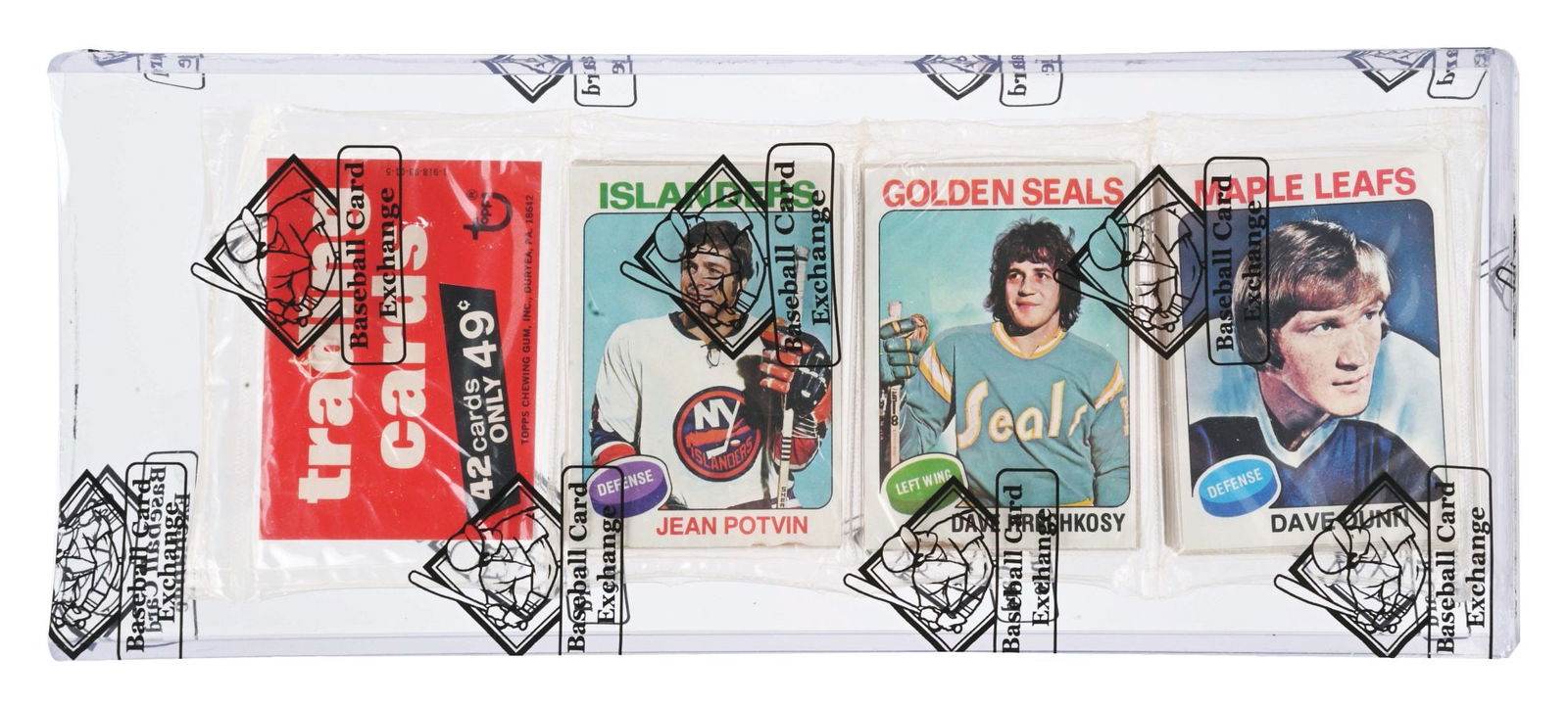 1975-76 TOPPS HOCKEY RACK PACK (1 of 2)