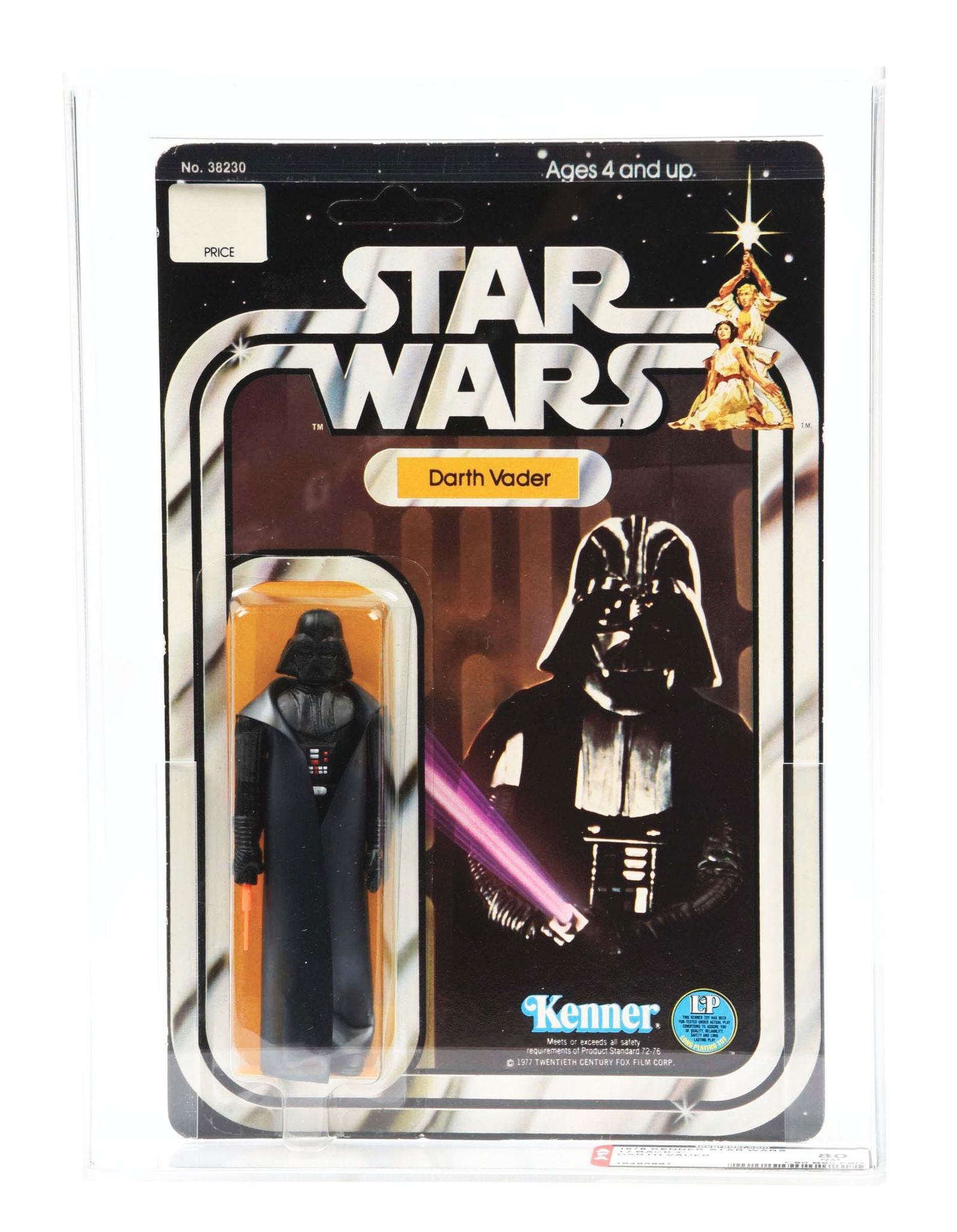 Star Wars Darth Vader 12 Back C Afa 80 M.o.c. Unpunched