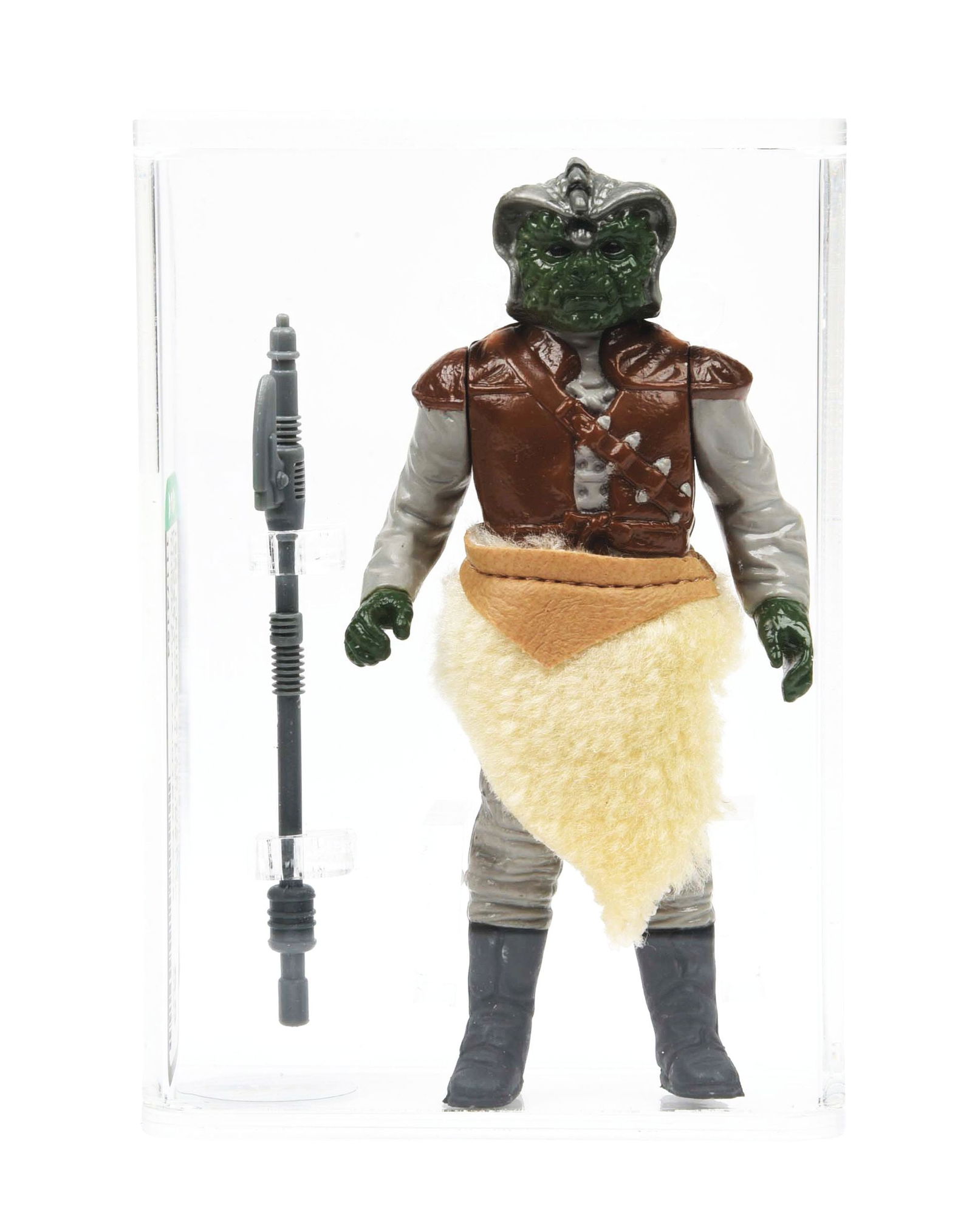 1983 STAR WARS ACTION FIGURE KLAATU "THICK FUR PAINTED FACE" AFA 85 (1 of 5)