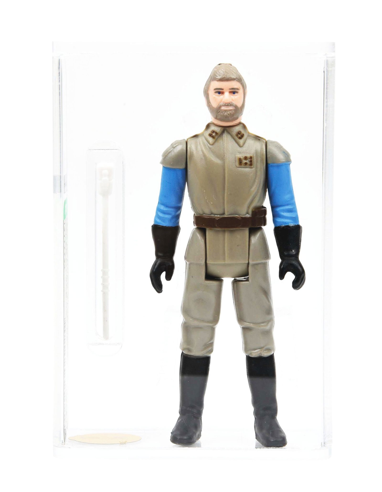 1983 STAR WARS ACTION FIGURE GENERAL MADINE "MOLDED FACE" AFA 90 GOLD LABEL ARCHIVAL (1 of 5)