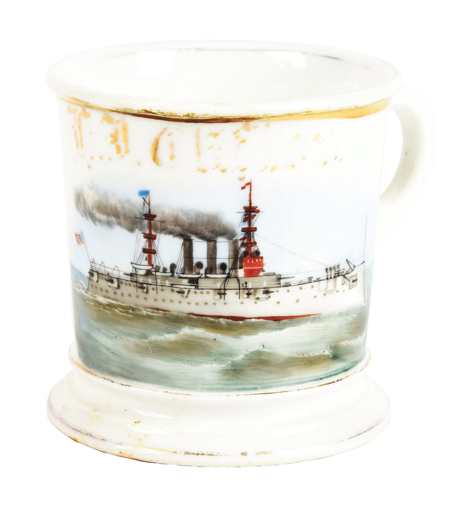 BATTLESHIP OPERATOR SHAVING MUG (1 of 5)
