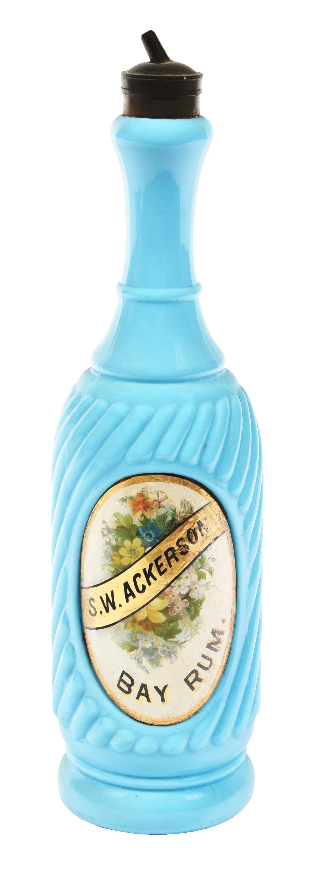 BLUE BACKBAR BOTTLE (1 of 4)