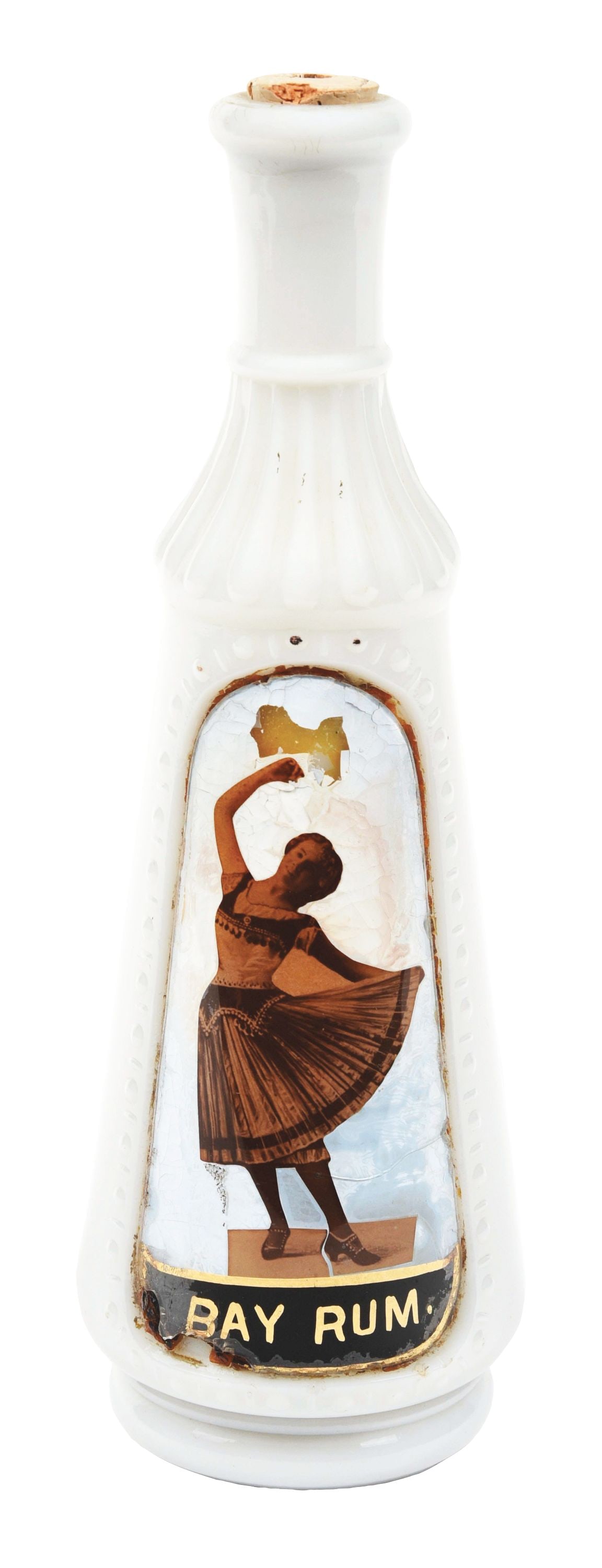 BAY RUM DANCING LADY BACKBAR BOTTLE (1 of 4)