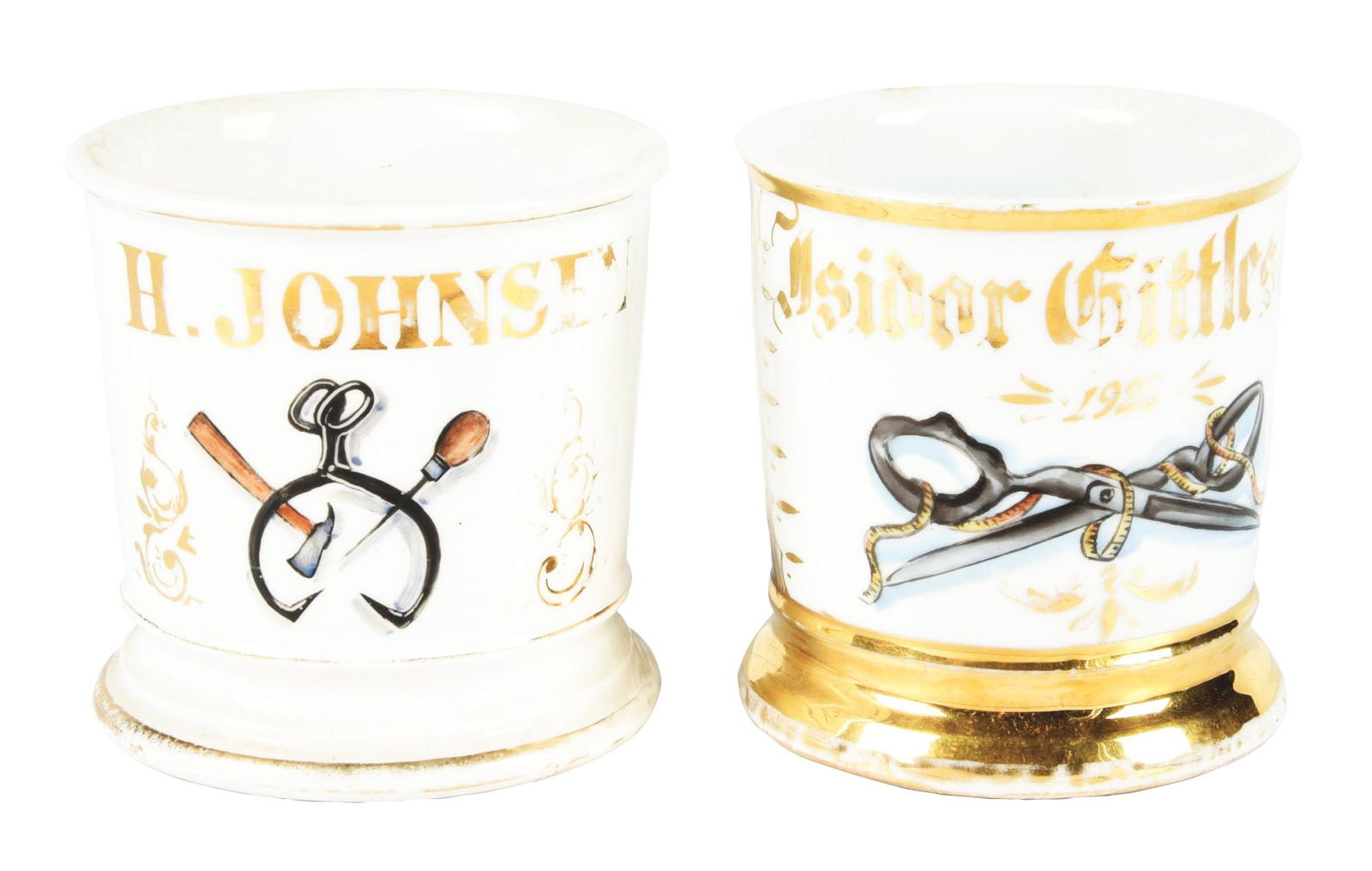 LOT OF 2: SHAVING MUGS (1 of 5)