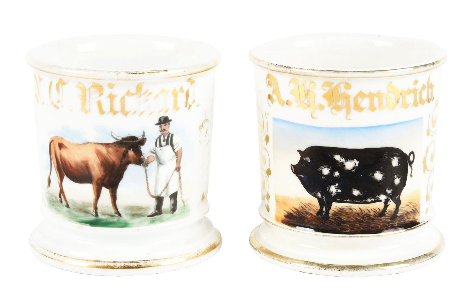 LOT OF 2: SHAVING MUGS (1 of 5)