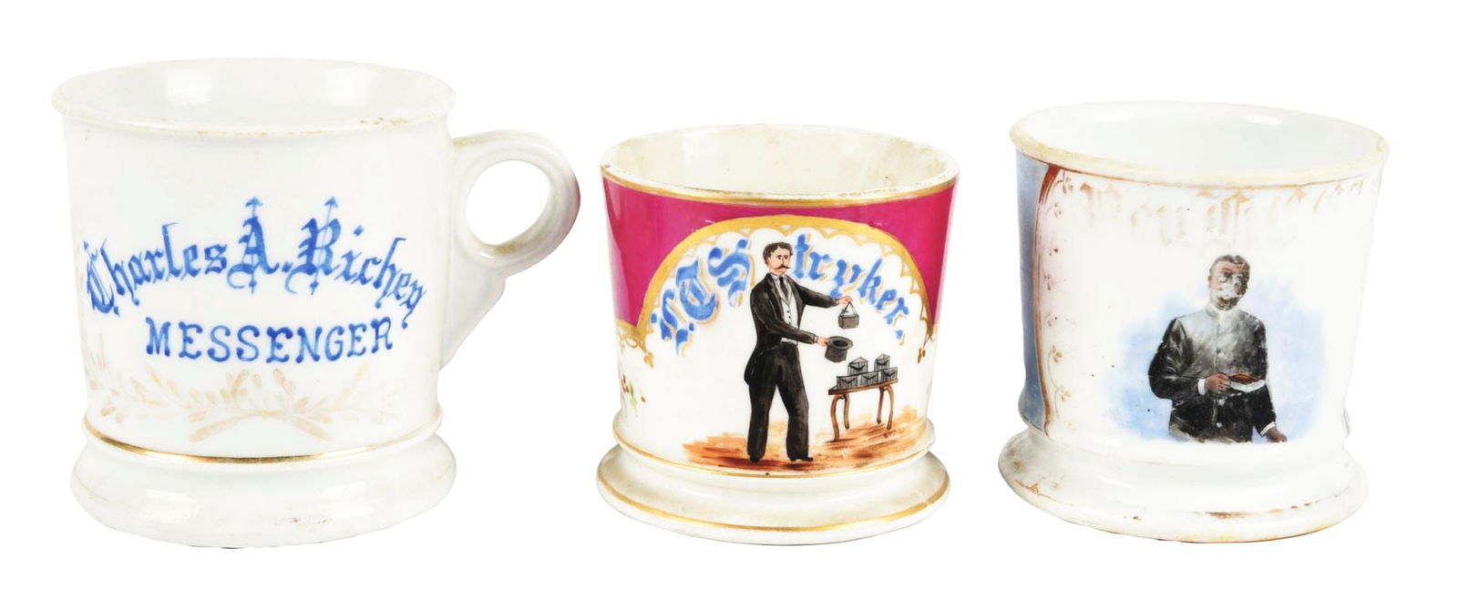 LOT OF 3: SHAVING MUGS (1 of 4)