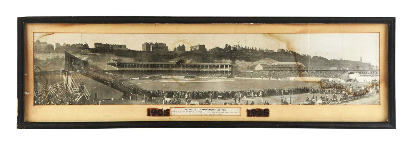 1905 BASEBALL WORLD CHAMPIONSHIP SERIES FRAMED PANORAMIC PHOTO (1 of 4)