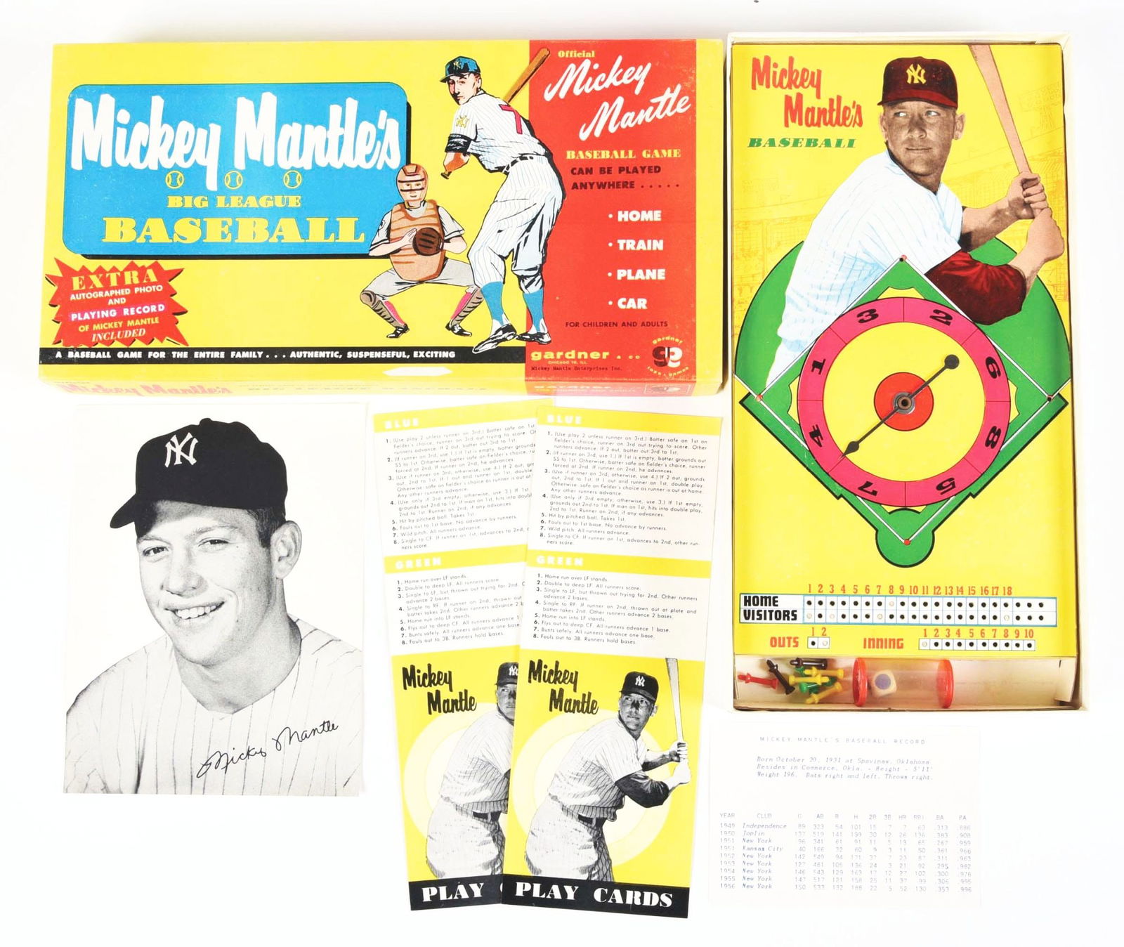 MICKEY MANTLE BIG LEAGUE BASEBALL GAME (1 of 6)