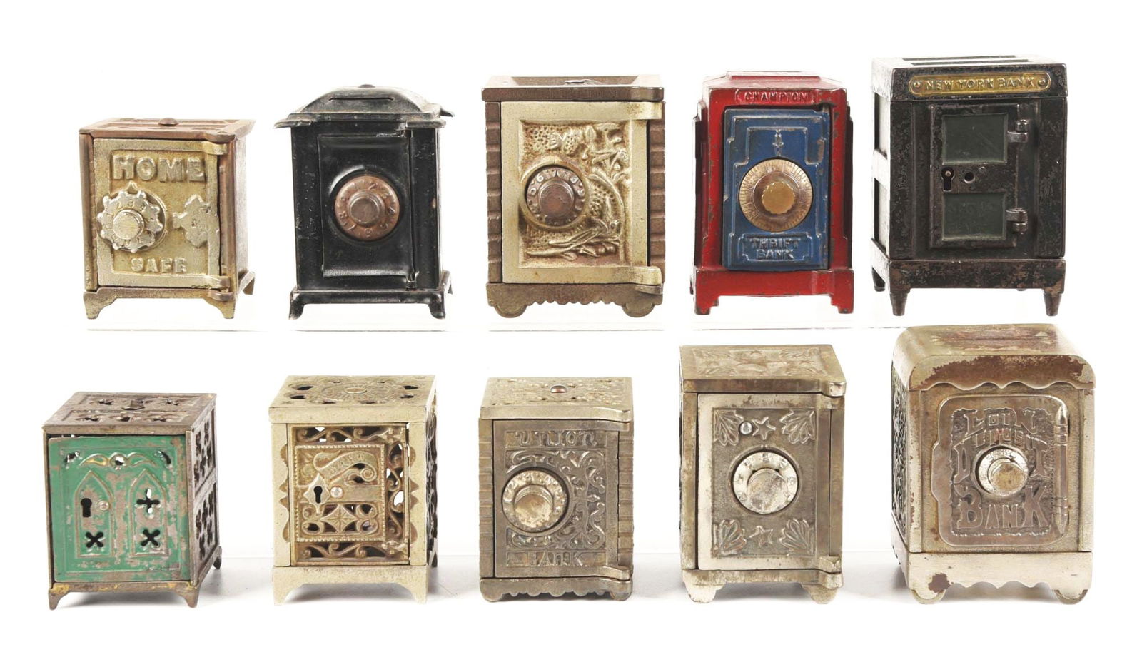 LOT OF 10: SAFE BANKS (1 of 2)