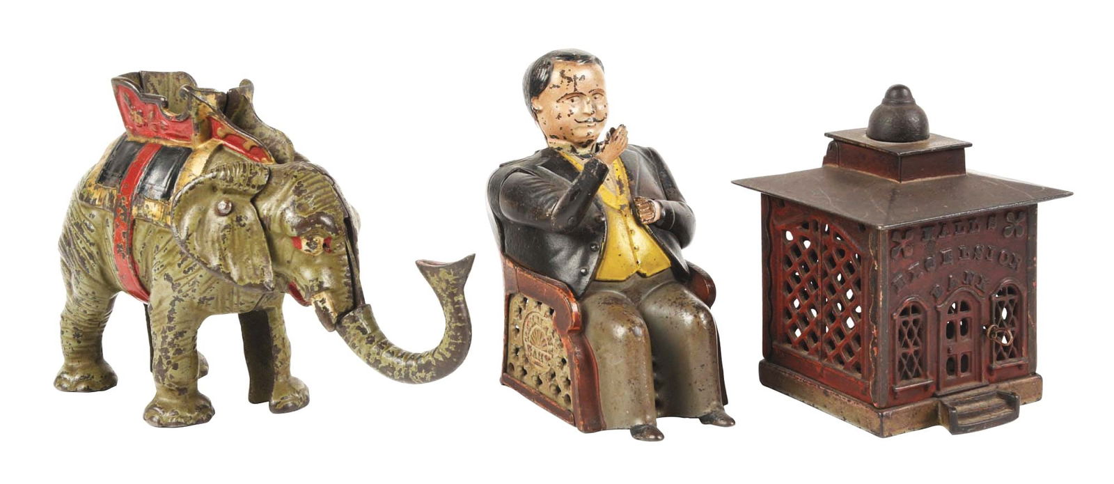 LOT OF 3: MECHANICAL BANKS (1 of 3)