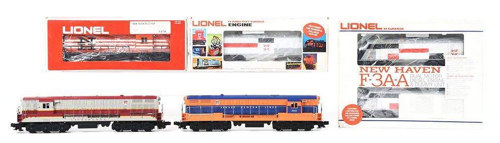 LOT OF 5: VARIOUS CONTEMPORARY LIONEL O-27 AND O GAUGE ENGINES & DUMMY UNITS (1 of 2)
