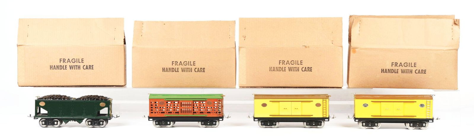 LOT OF 4: CONTEMPORARY M.T.H. LIONEL 500 SERIES FREIGHT CARS (1 of 2)