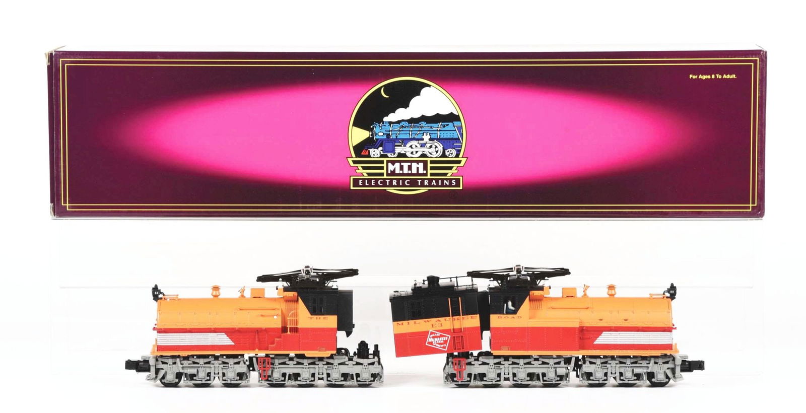 CONTEMPORARY M.T.H. BI-POLAR MILWAUKEE ROAD TRAIN ENGINE (1 of 2)